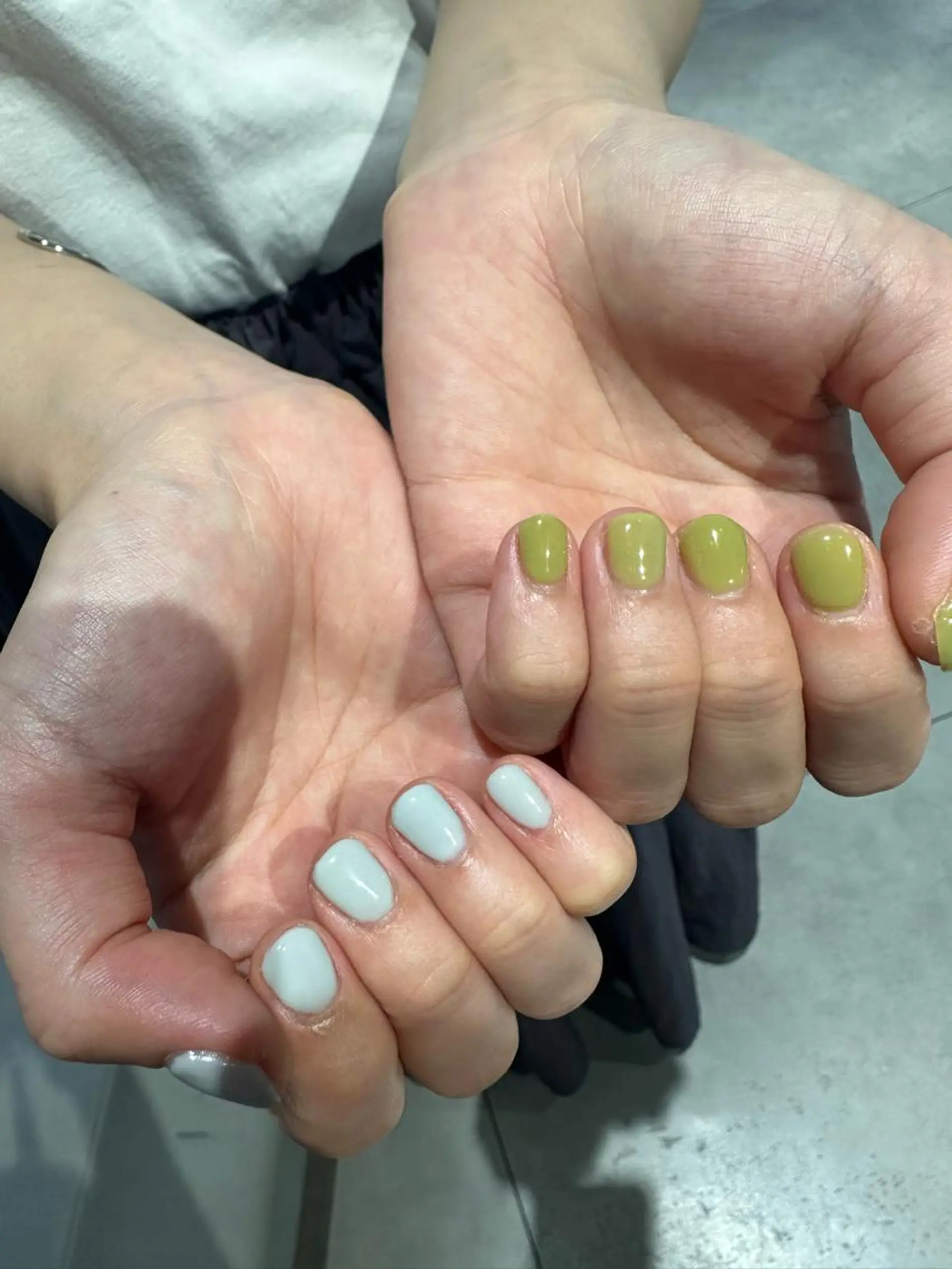 ネイル ハンドネイル 🎀韓国レイヤー特化 🎀ベージュ/ミクのヘアスタイル