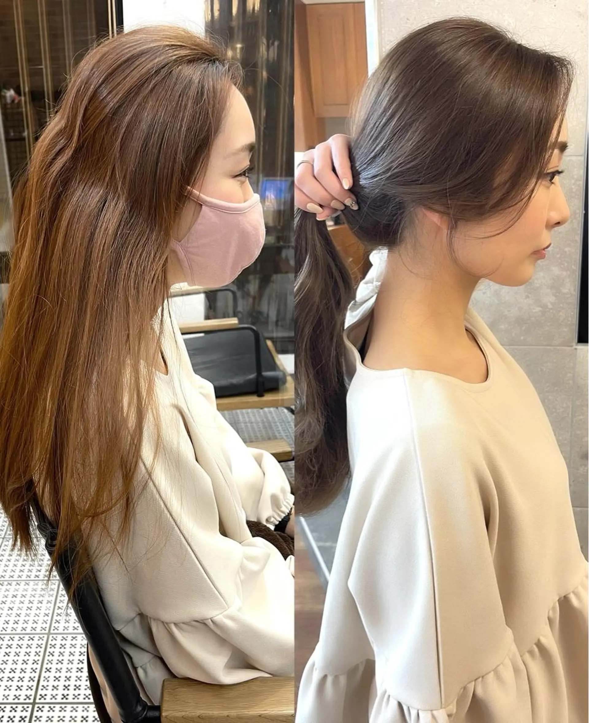 ロング MOOD,所属・開發 智也のヘアスタイル