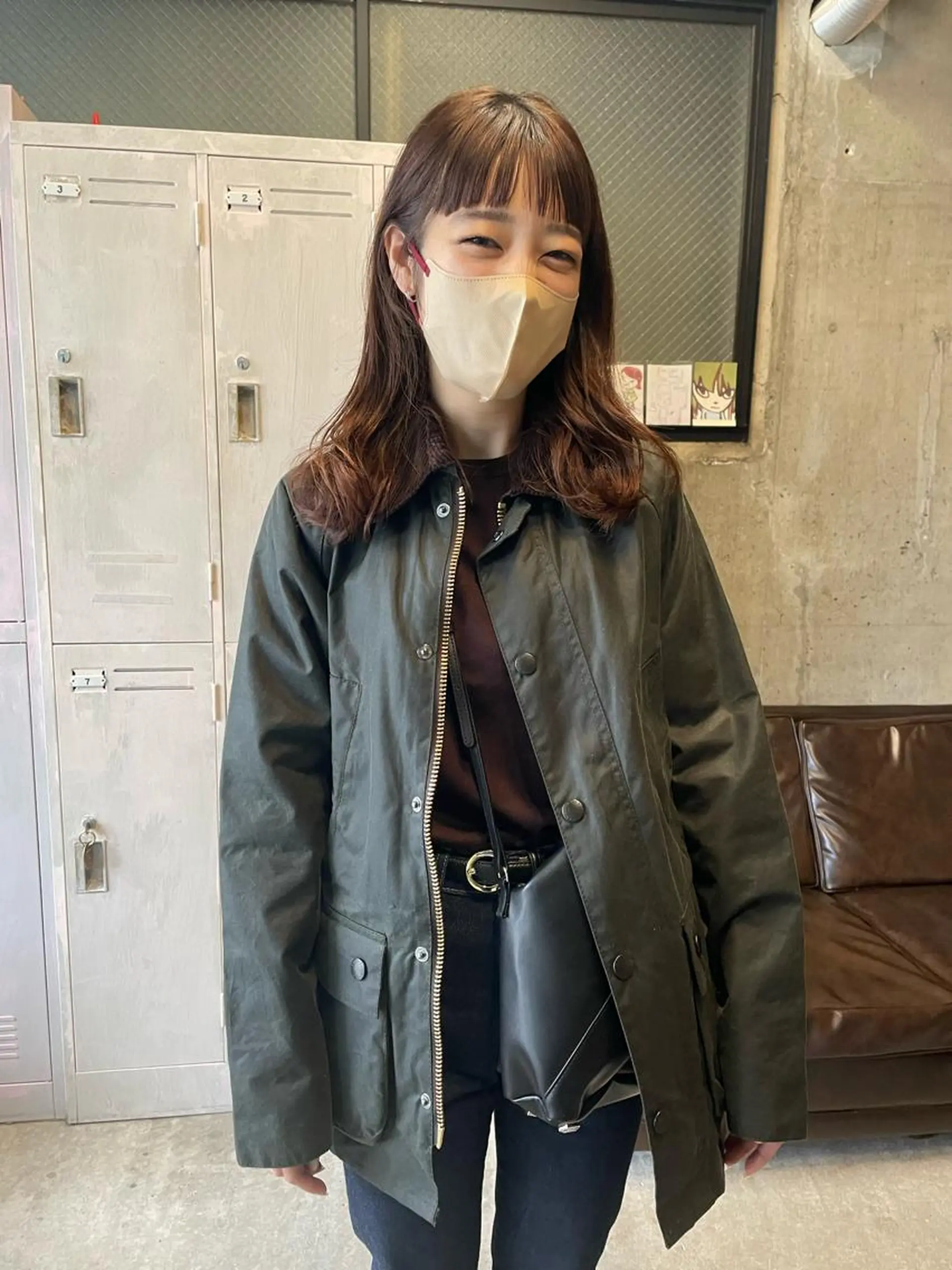 セミロング カラー パーマ/レイヤー 岩山丈一郎のヘアスタイル