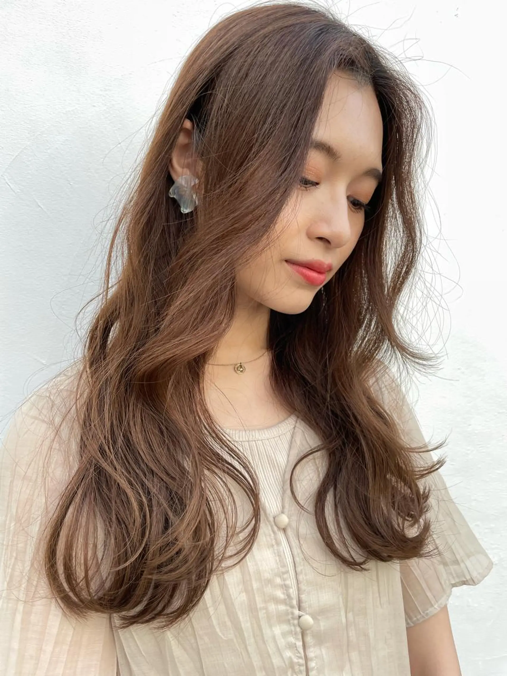ロング カラー 遠藤 眞実のヘアスタイル