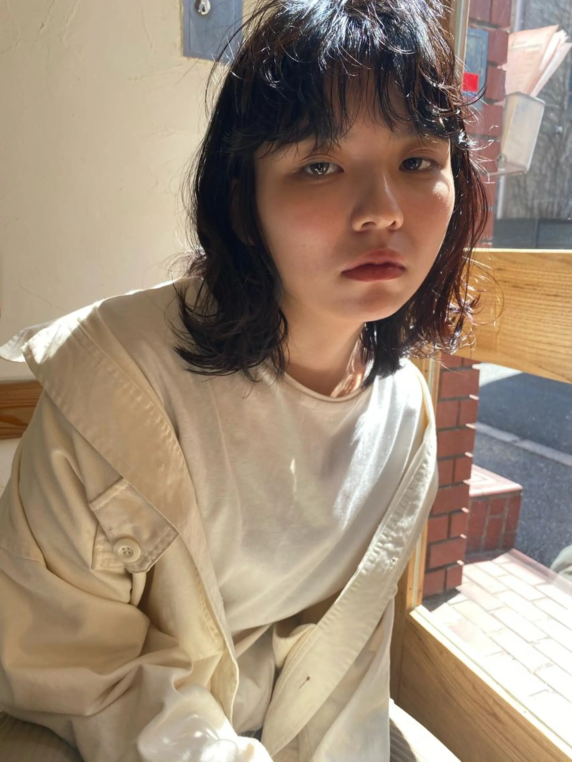 ミディアム 嶋 隆文のヘアスタイル