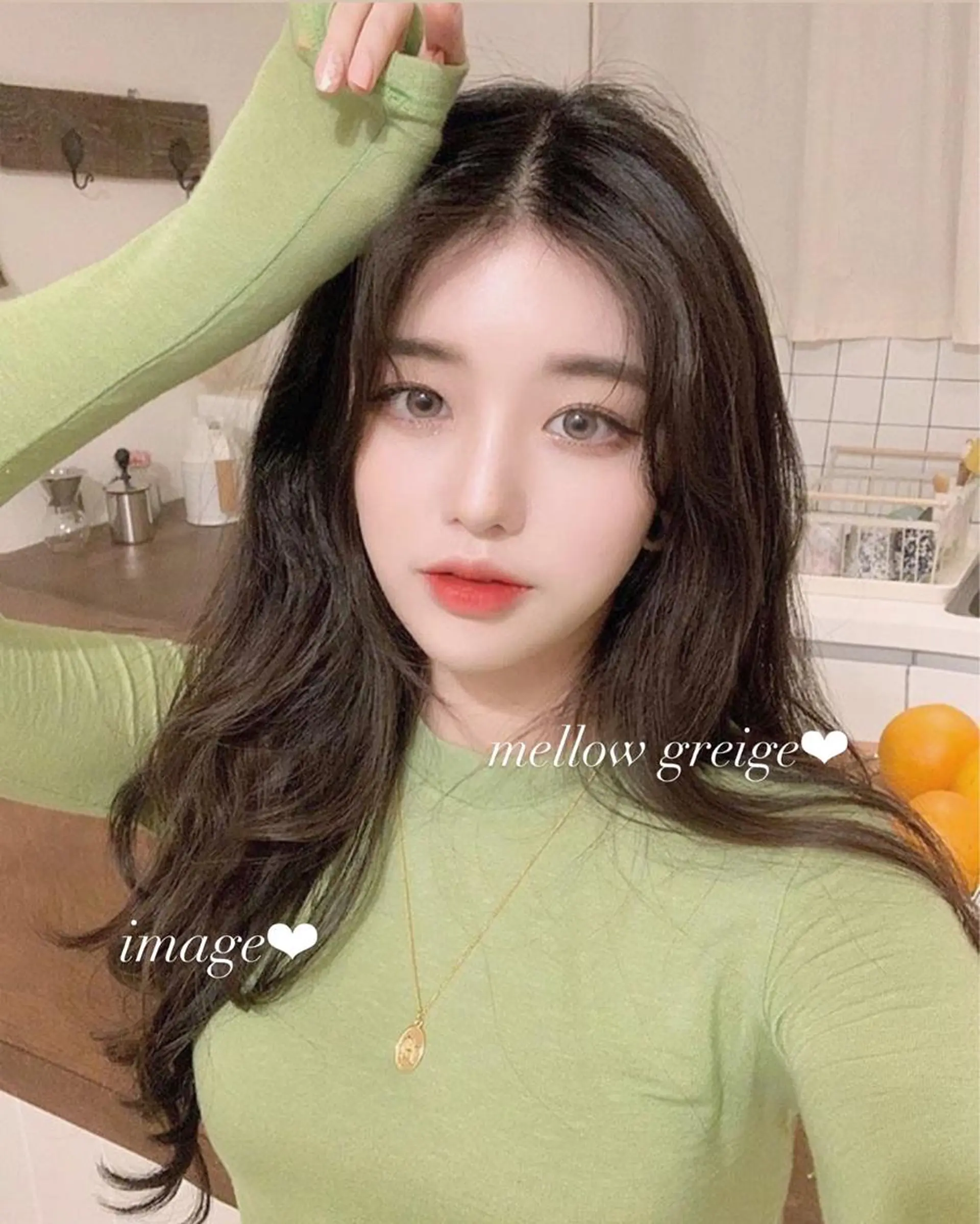 ロング レイヤーカット オルチャンヘア カット 韓国 / 中国ヘア 🦋Noniのヘアスタイル