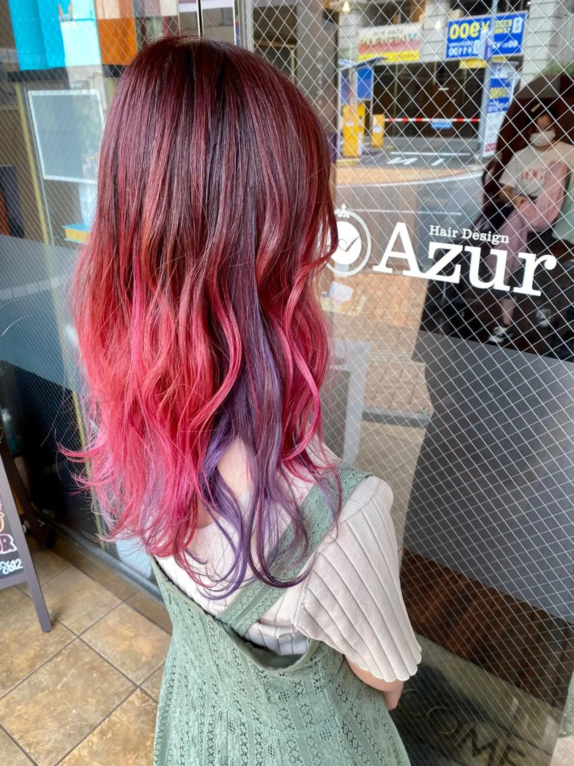 セミロング カラー カット ヘアカラー トリートメント 美髪 カラーリストのヘアスタイル