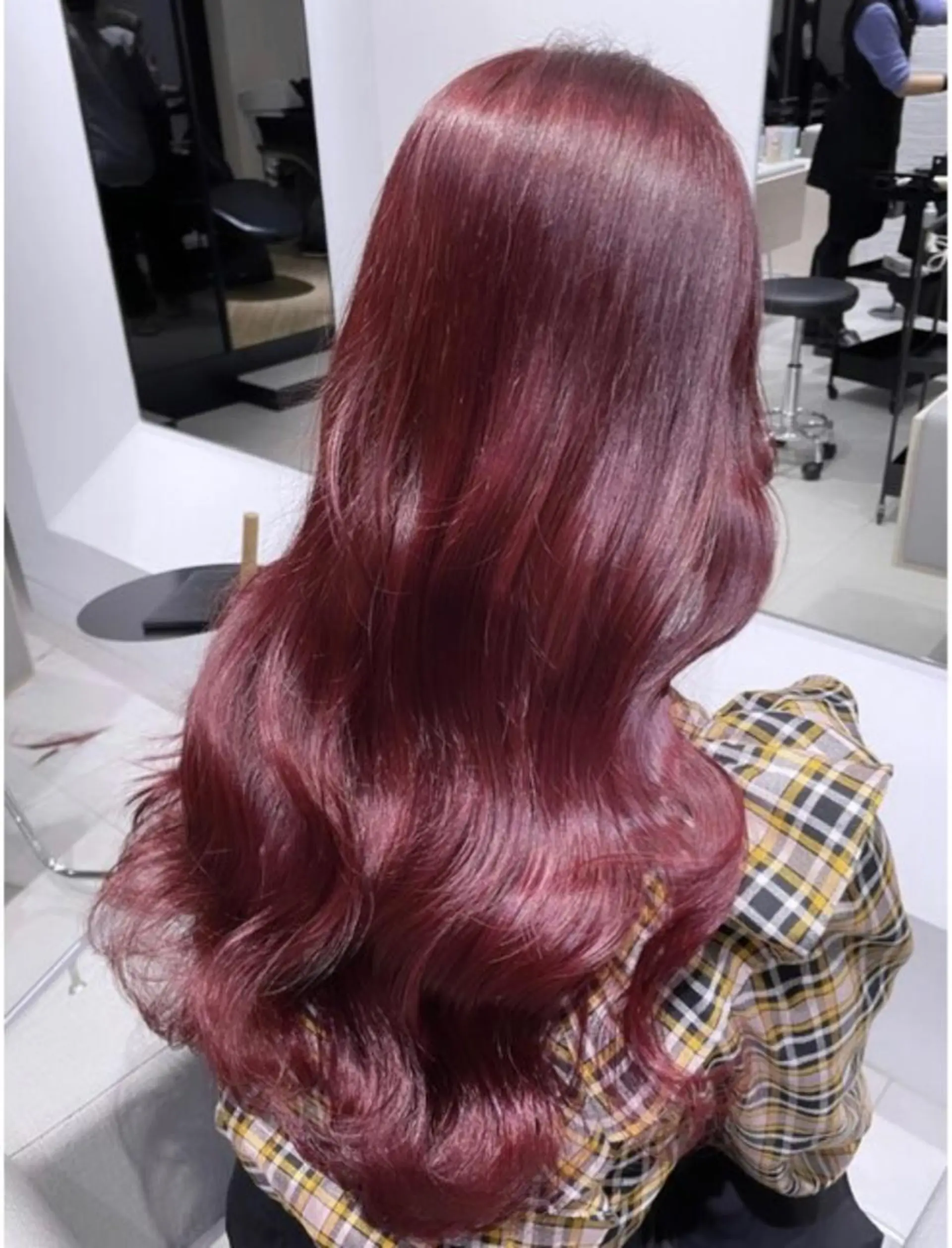 ロング ヘアカラー トリートメント 🤍 ももか🤍のヘアスタイル