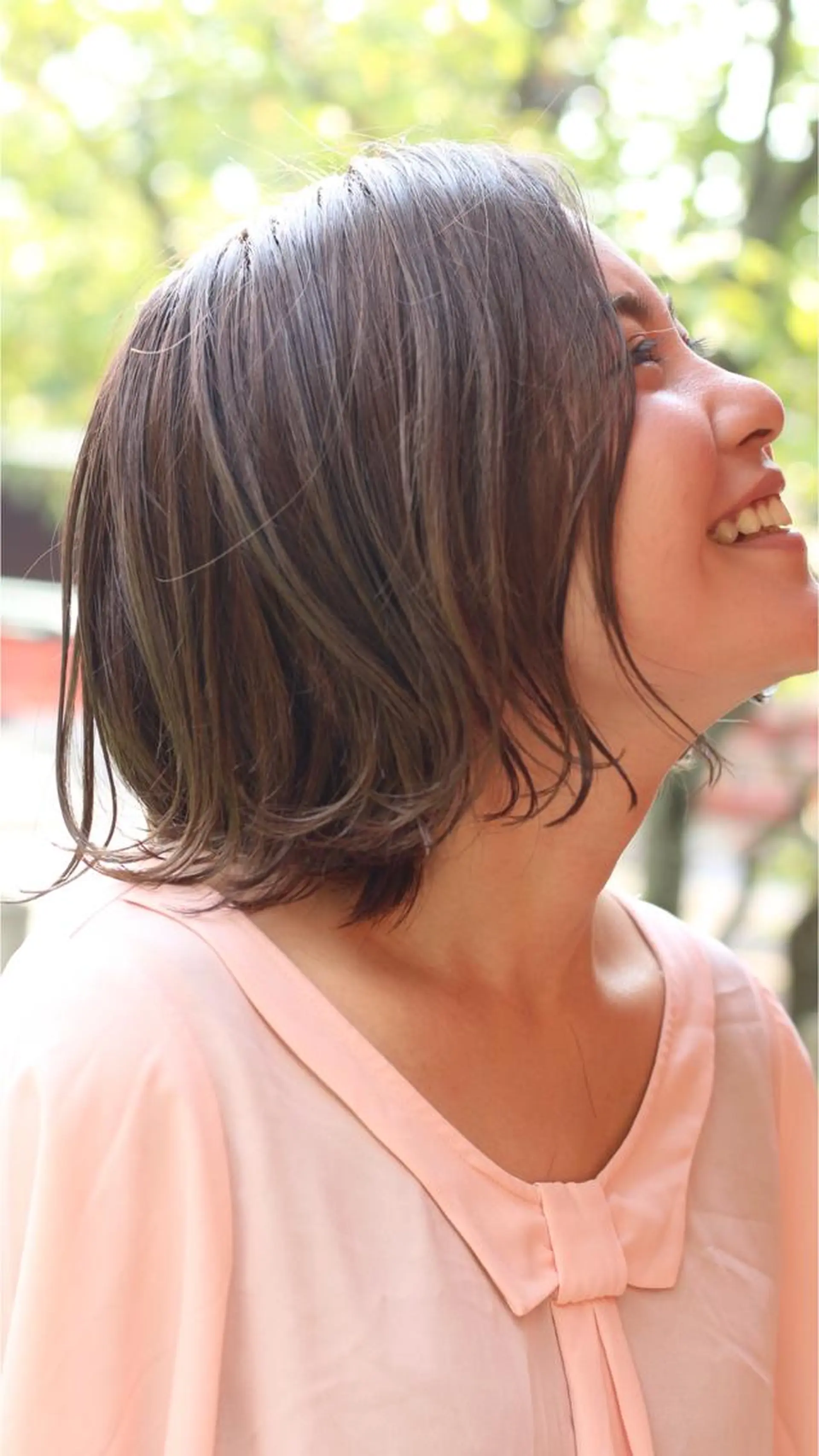 ミディアム カラー カット ヘアカラー トリートメント kitano yutoのヘアスタイル