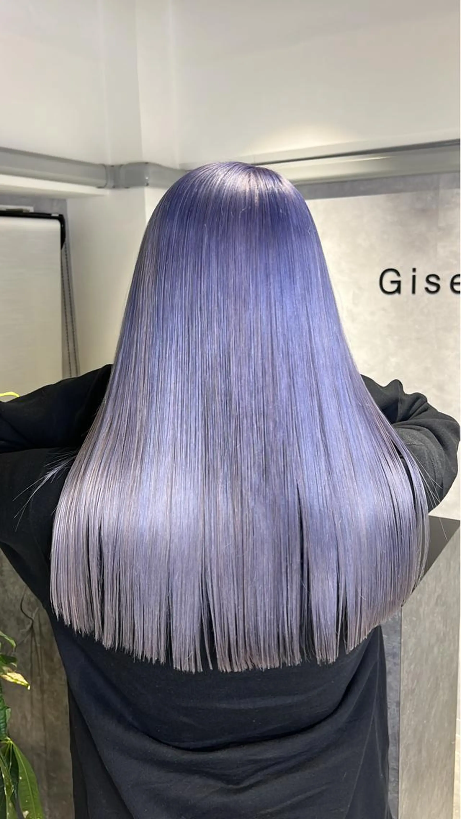 セミロング カラー mimiiy梅田 中崎町ハイトーンのヘアスタイル