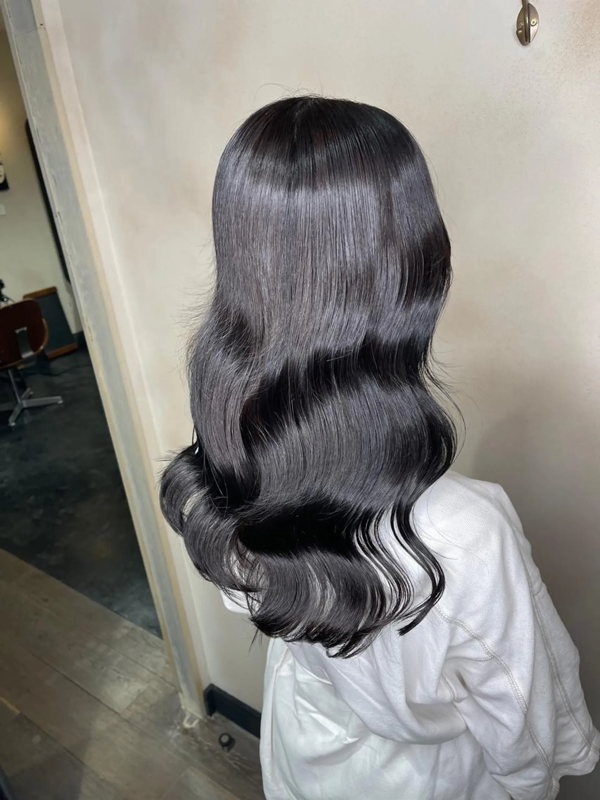 ロング カラー 泉 堅也のヘアスタイル