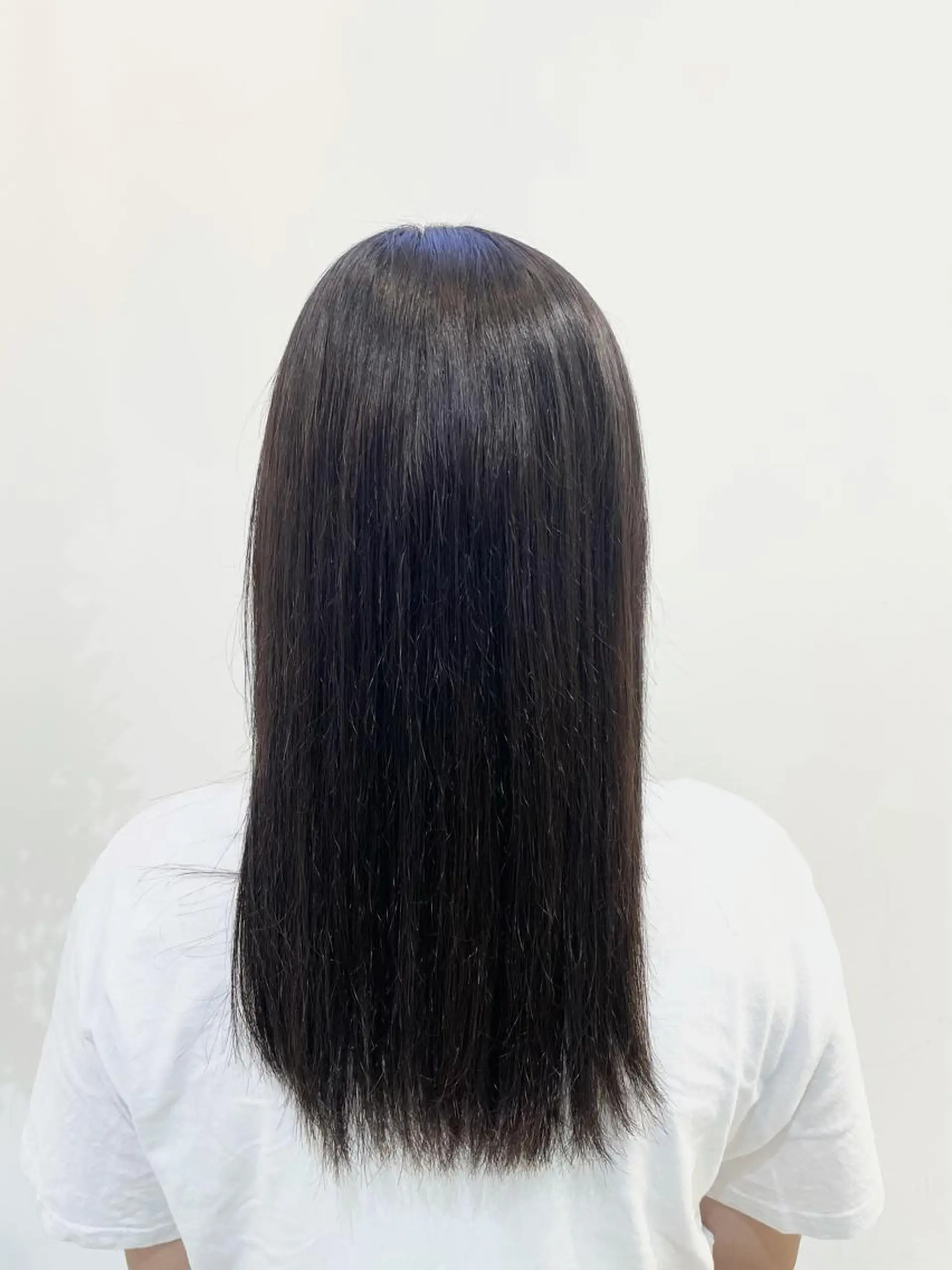 ロング 縮毛矯正 髪質改善カラー🤍 エクステ✨君島由実子のヘアスタイル