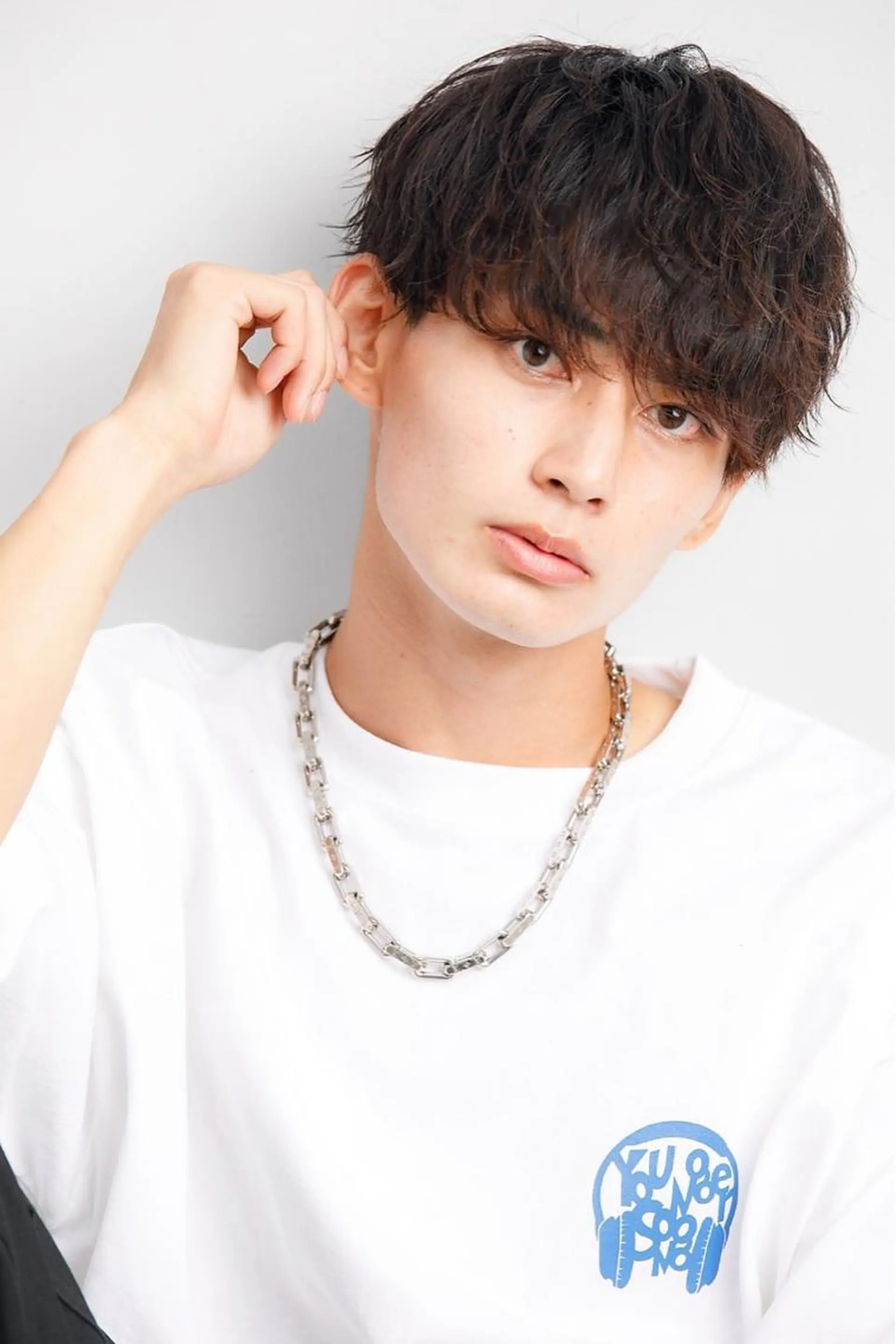 ミディアム to youハイライトのヘアスタイル