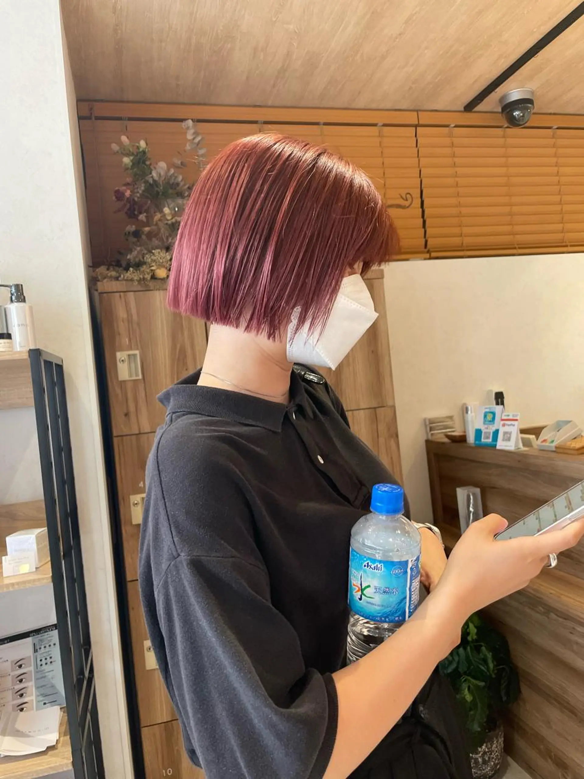 ショート カラー ブリーチ パーマ指名No1 /namiのヘアスタイル