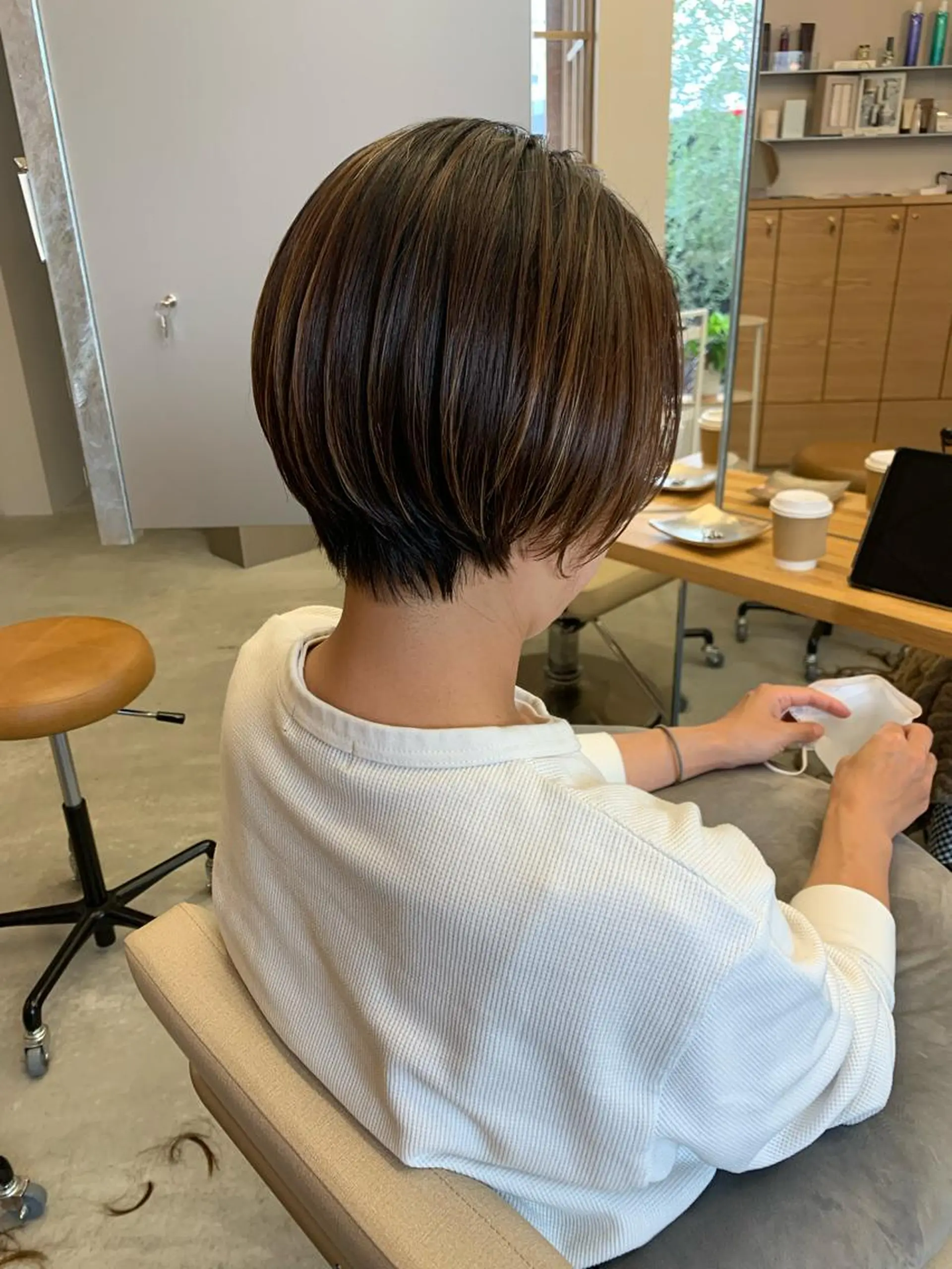ショート chihale 富樫莉香のヘアスタイル