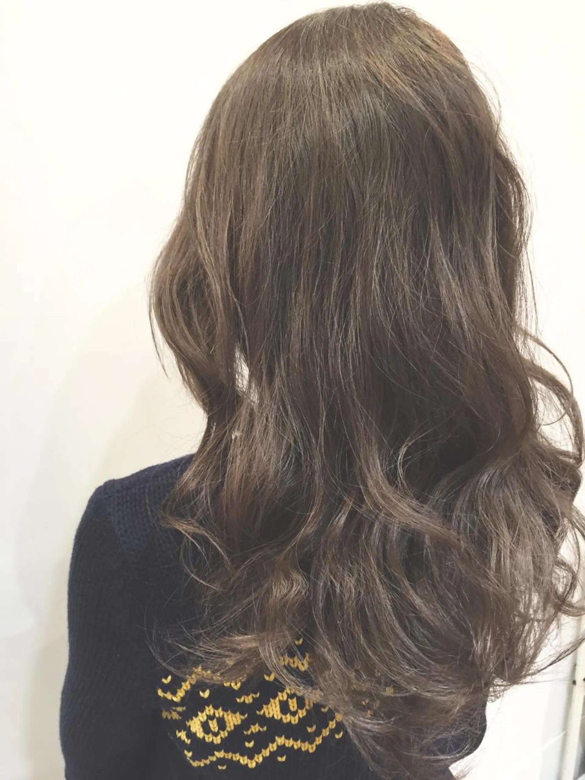 セミロング カラー アッシュ アッシュブラウン ブラウンカラー lafith hair dope所属・[外国人風カラー] 店長 田中健太のヘアスタイル