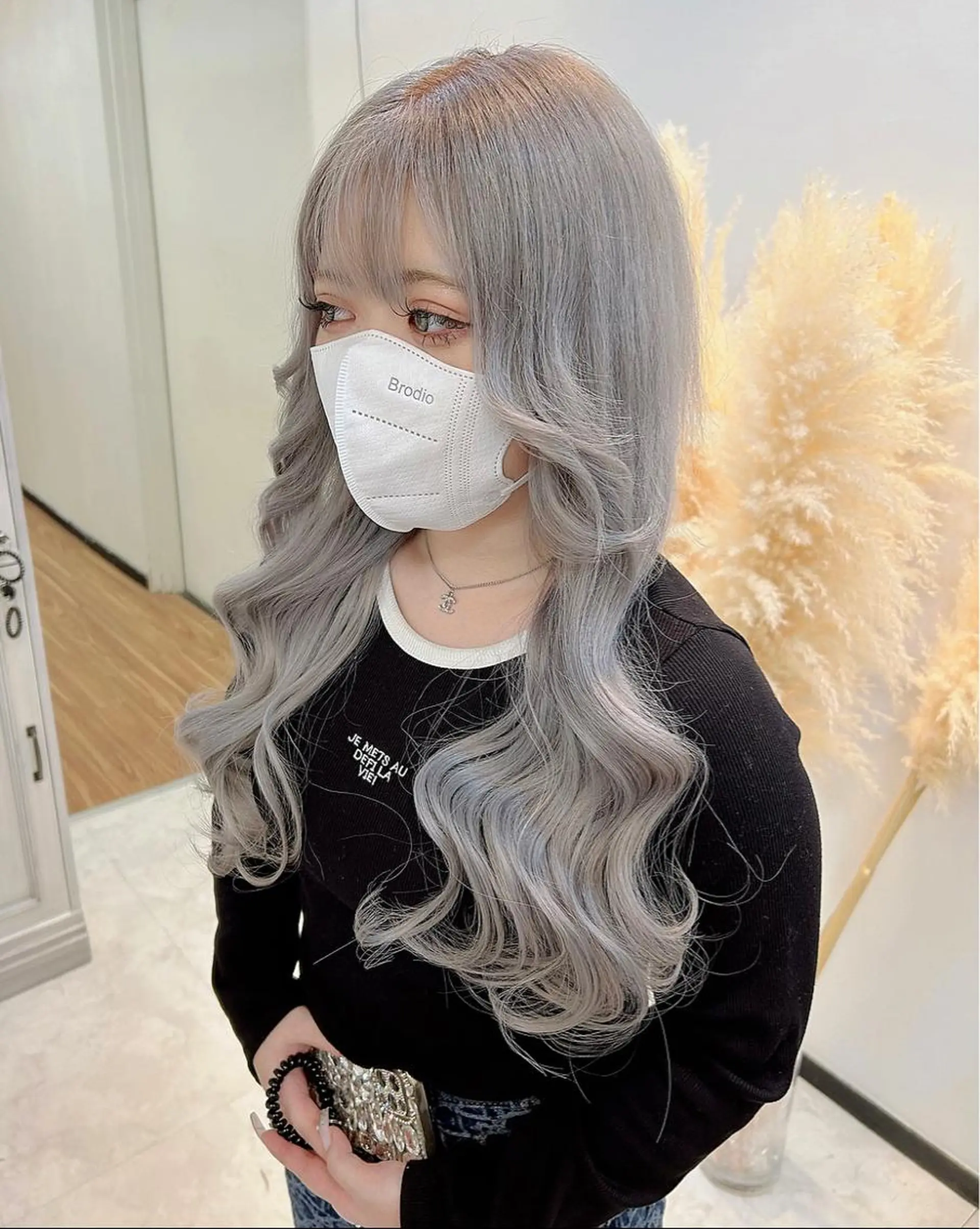 ロング カラー ブリーチ エクステ ANKH CROSS 🦋mako🦋のヘアスタイル