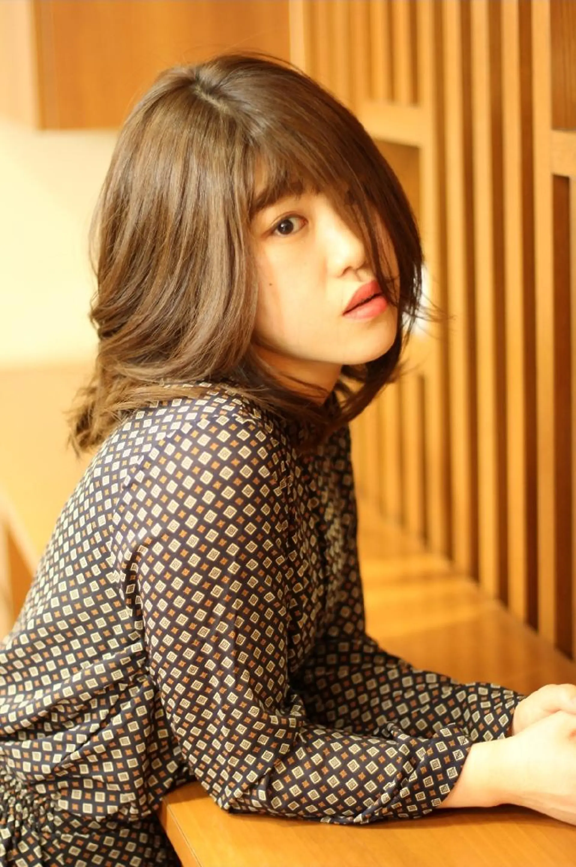 ミディアム カラー カット ヘアカラー Loop for hair所属・松尾 泰伸のヘアスタイル