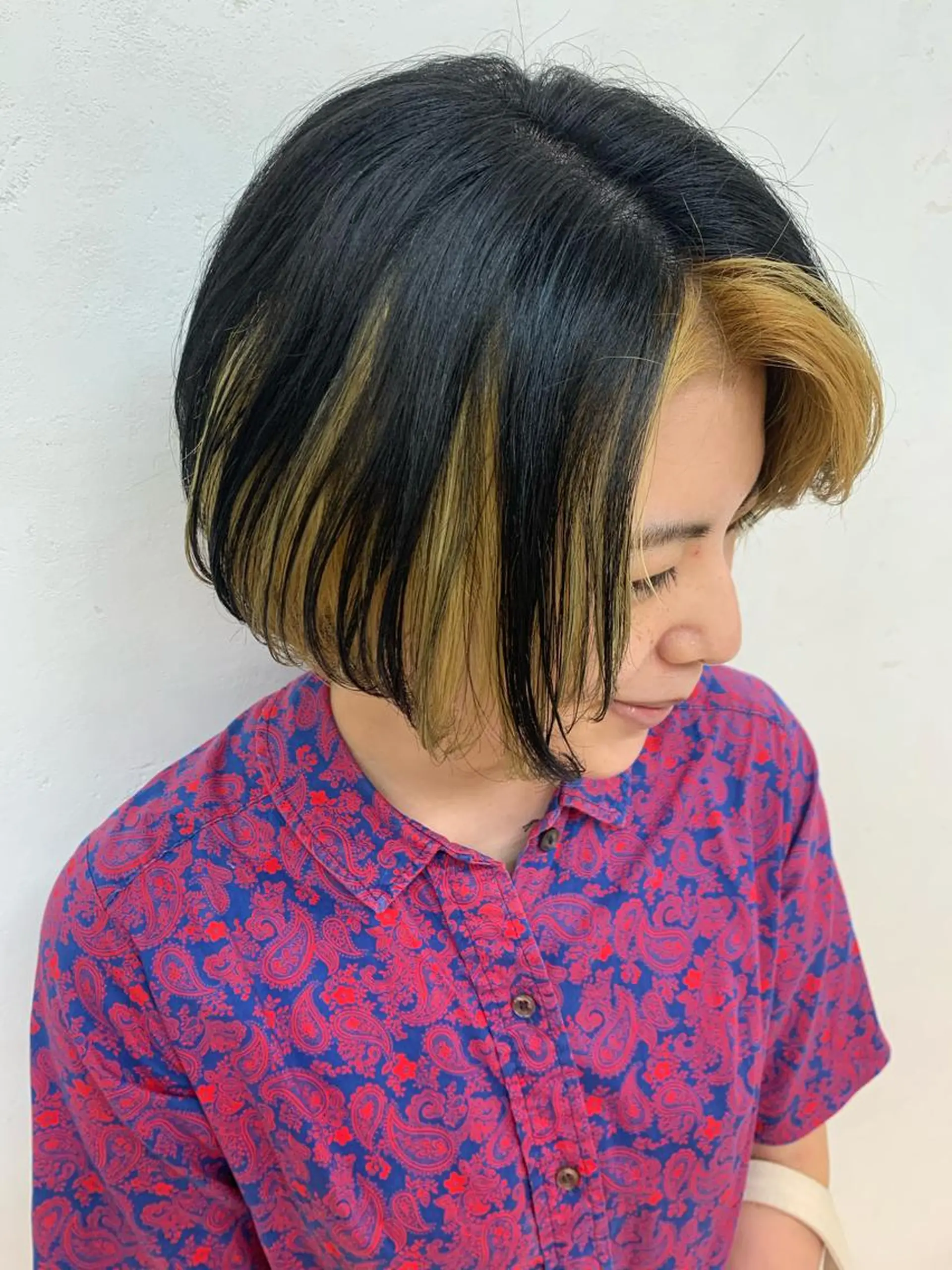 ショート 透明感ハイライト◎ 伊藤夏海のヘアスタイル