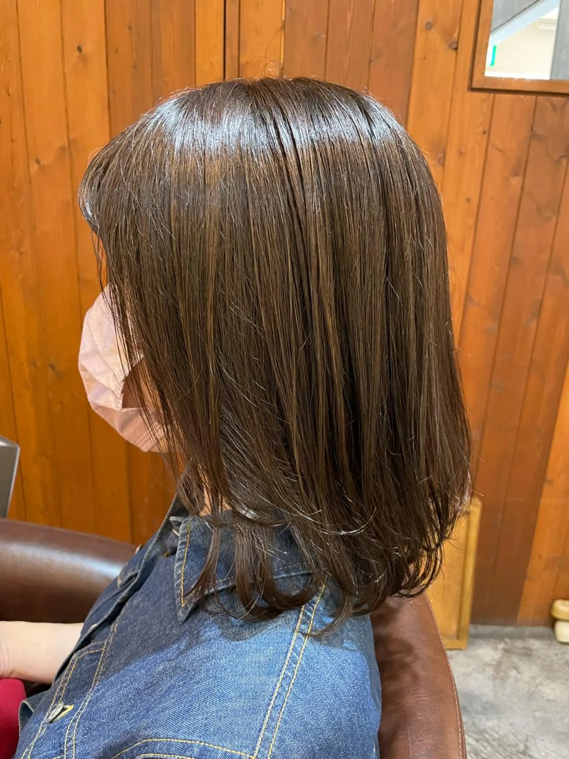 ミディアム カラー ノンダメージサロン/ 豊中/美容室のヘアスタイル