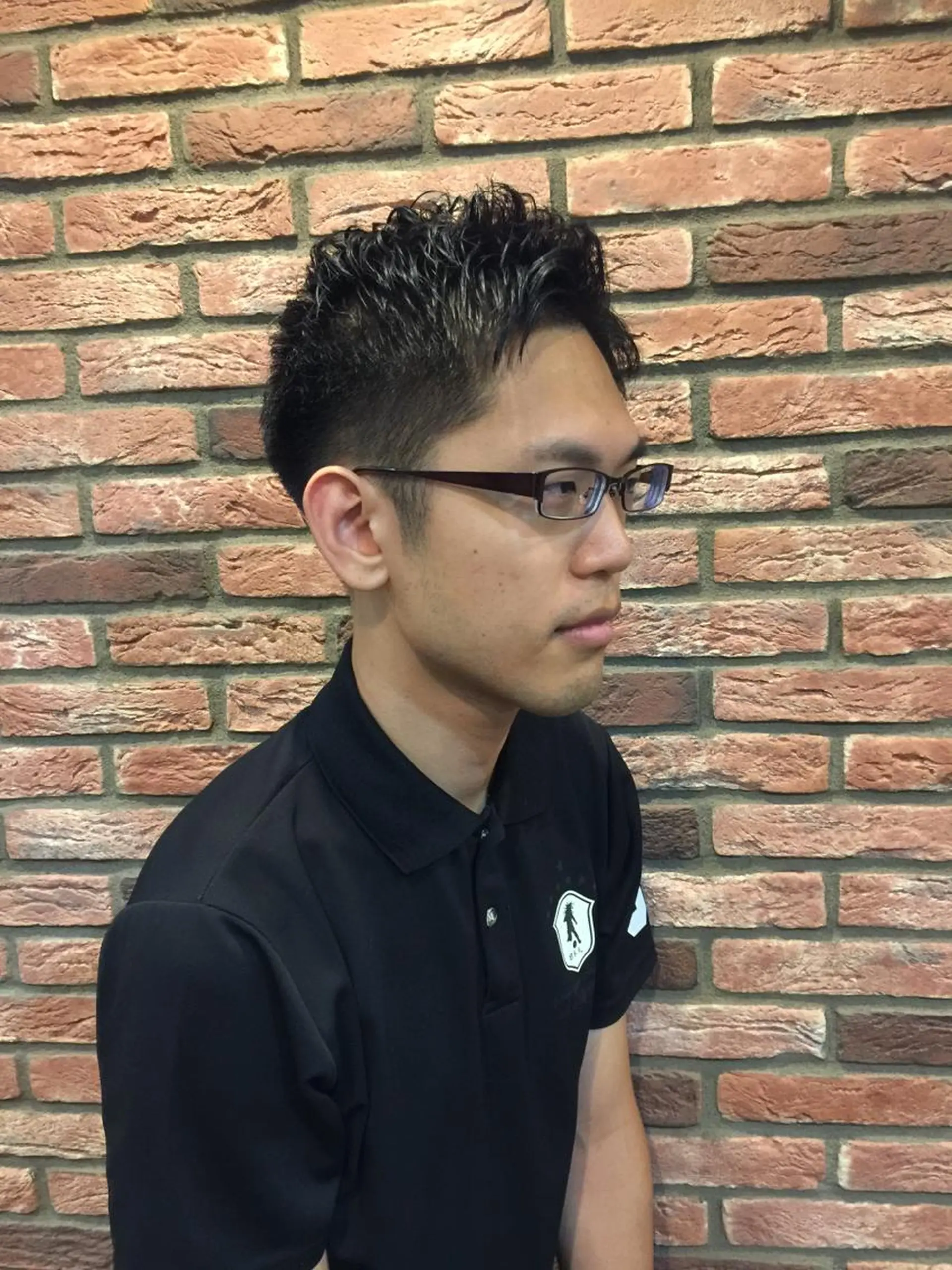 ショート パーマ ショートヘア 赤坂barber 古澤慶一郎【モテ髪】のヘアスタイル