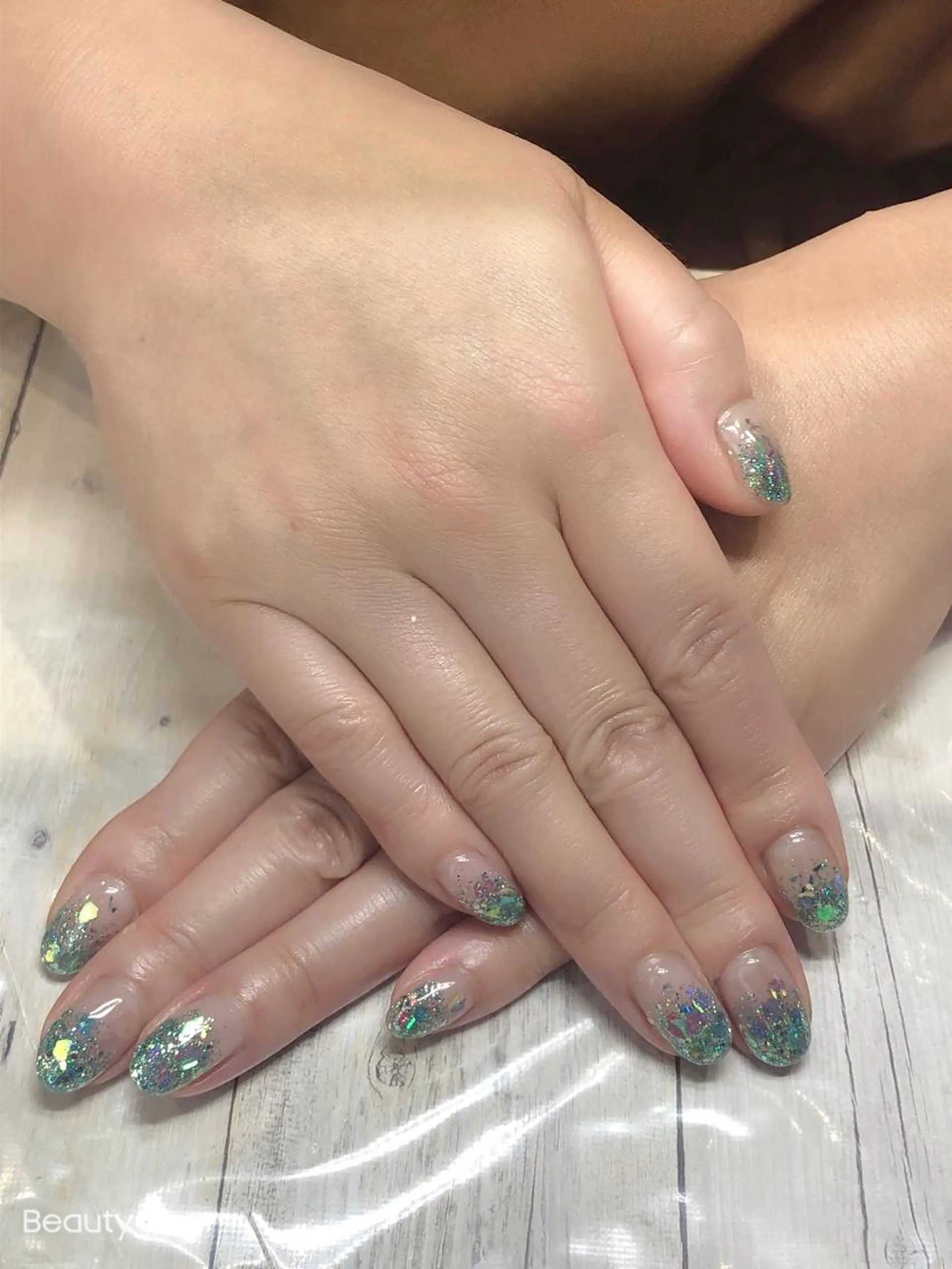 ネイル グラデーション ラメ(グリッター) ラメグラデーション 💎Guarendo💎錦糸町店所属・✨アン ミユ✨のネイルデザイン