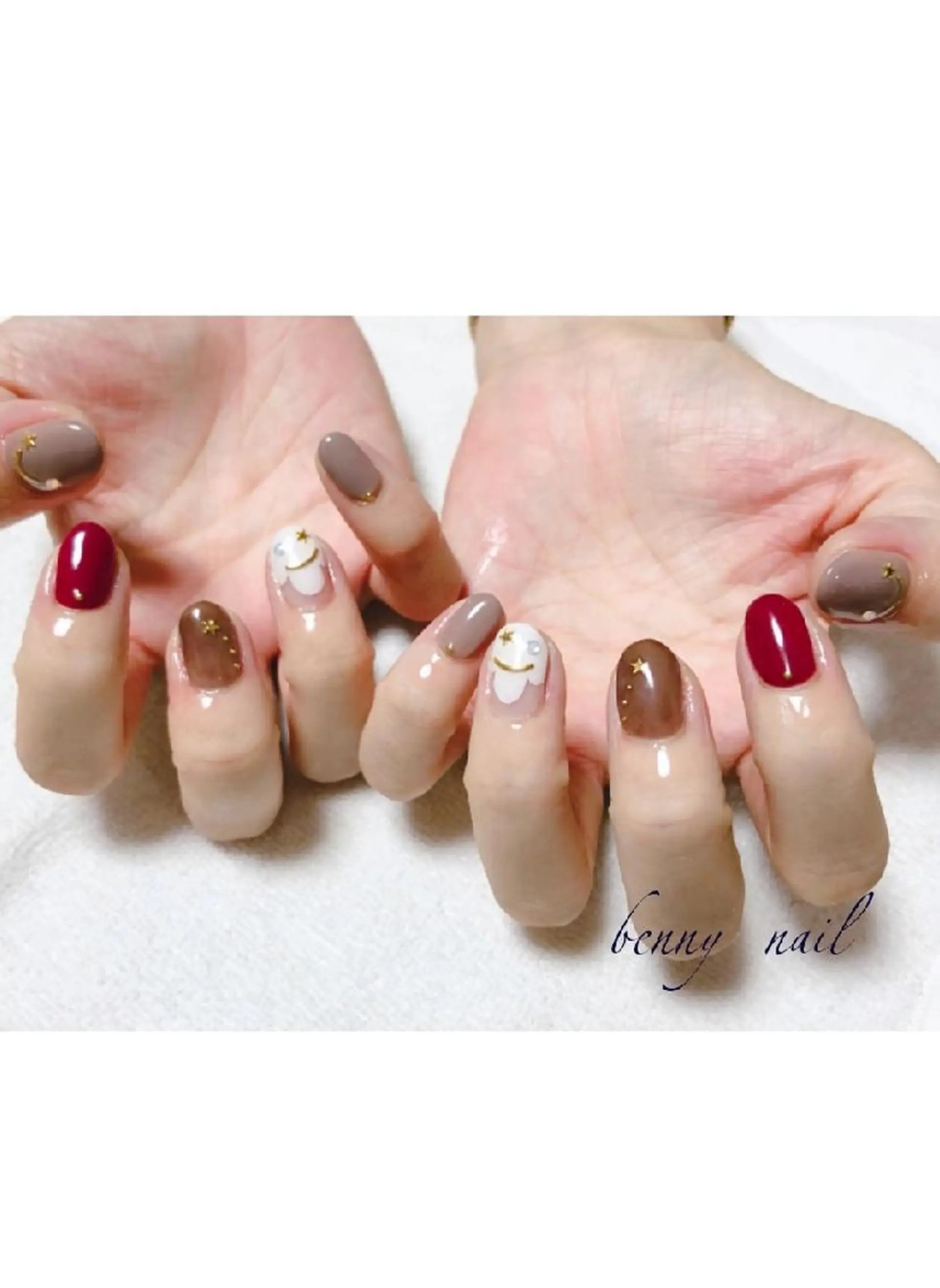 ネイル ハロウィン 最終受付23時半 benny nailのネイルデザイン