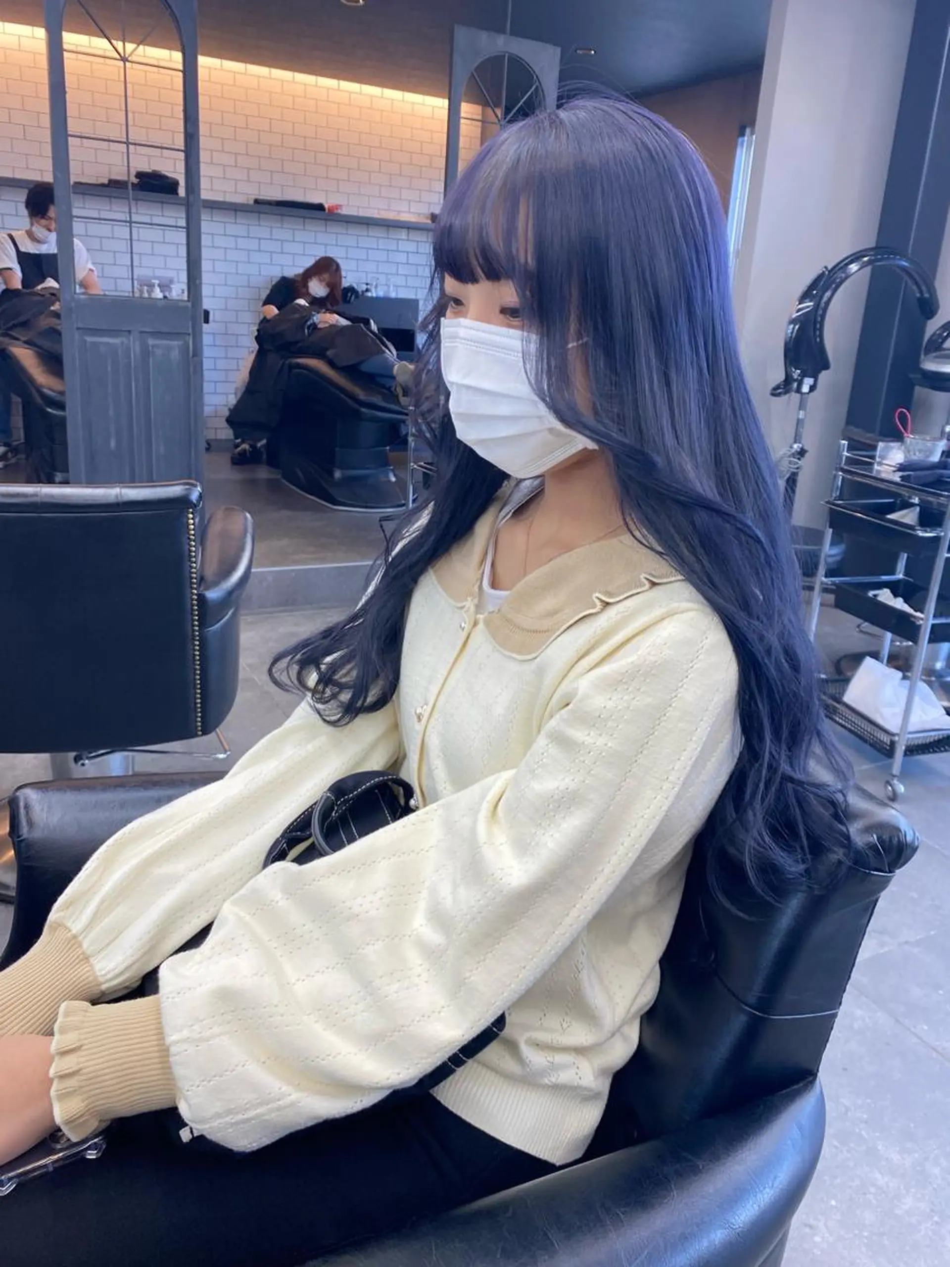 ロング maco 艶感ハイトーン🦋のヘアスタイル