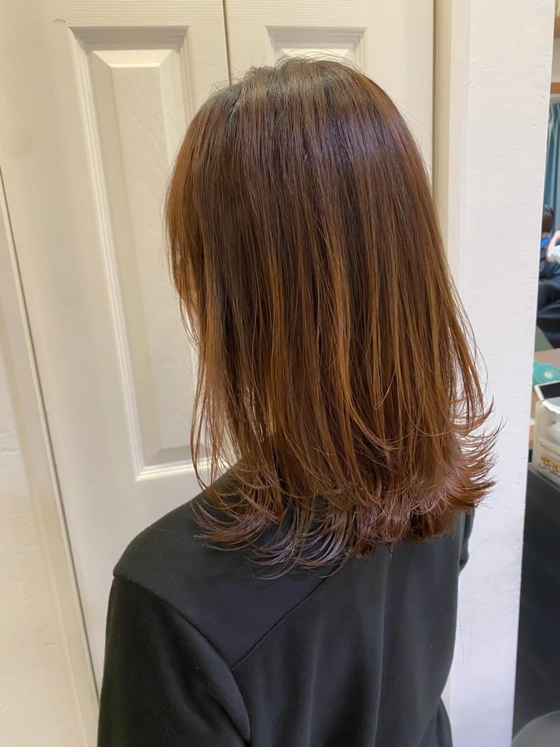 ミディアム レイヤーカット カット トリートメント レイヤーカット/艶カ ラー/chihiroのヘアスタイル