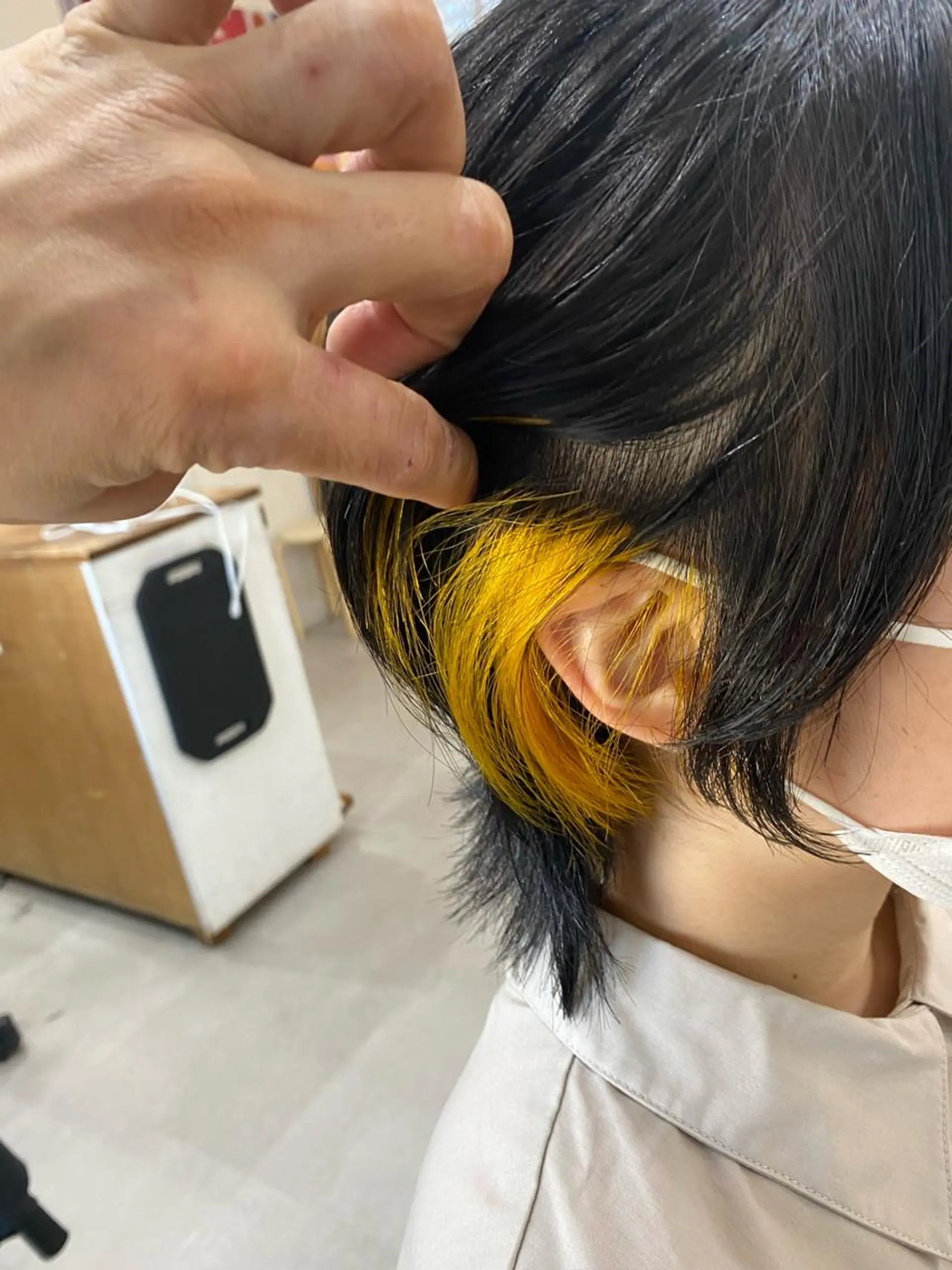 セミロング カラー 銀座⚜️【脱白髪染め 美髪矯正】トグチのヘアスタイル