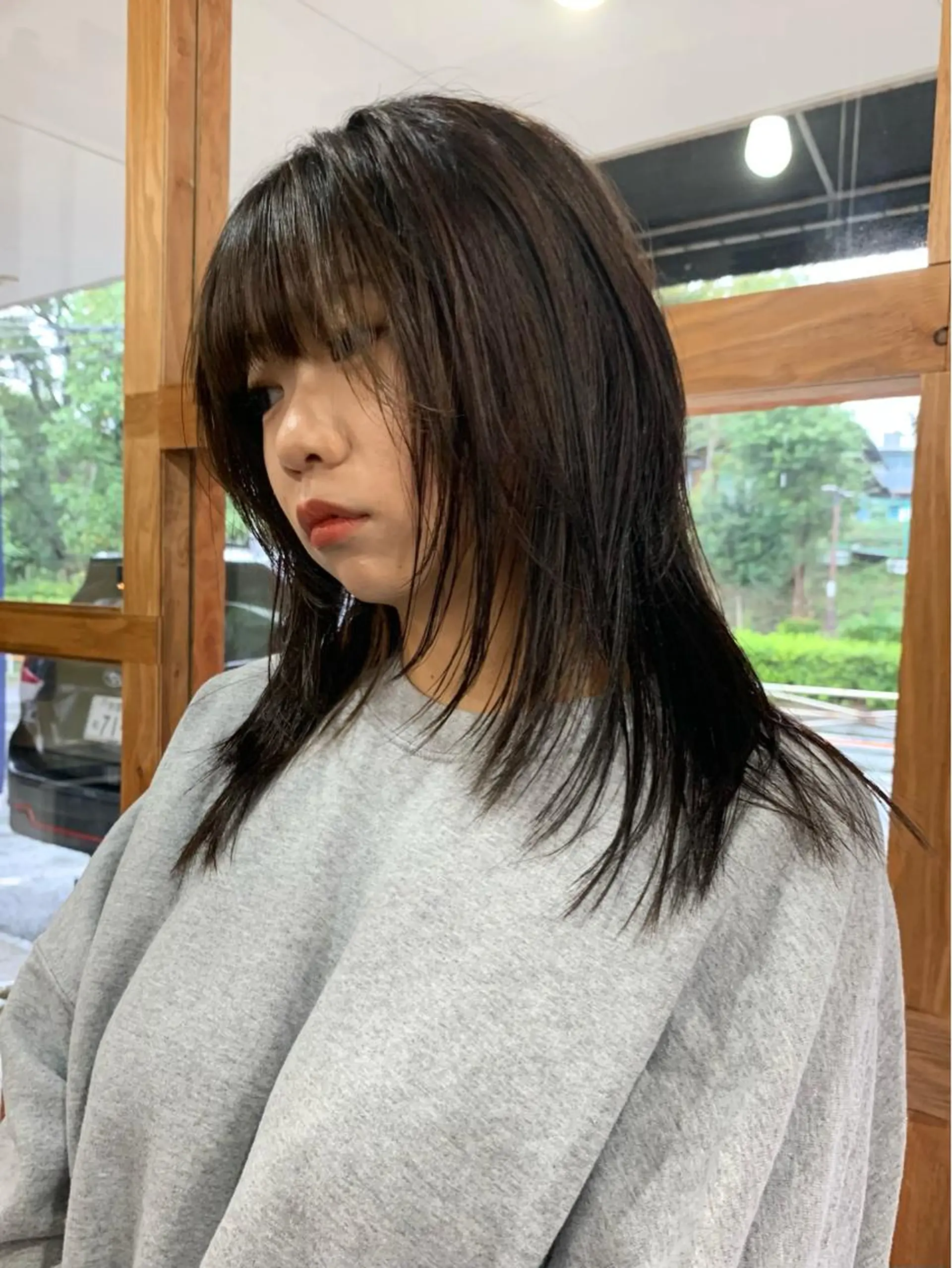 ミディアム カット 似合わせウルフ/ レイヤー/山本祐輔のヘアスタイル