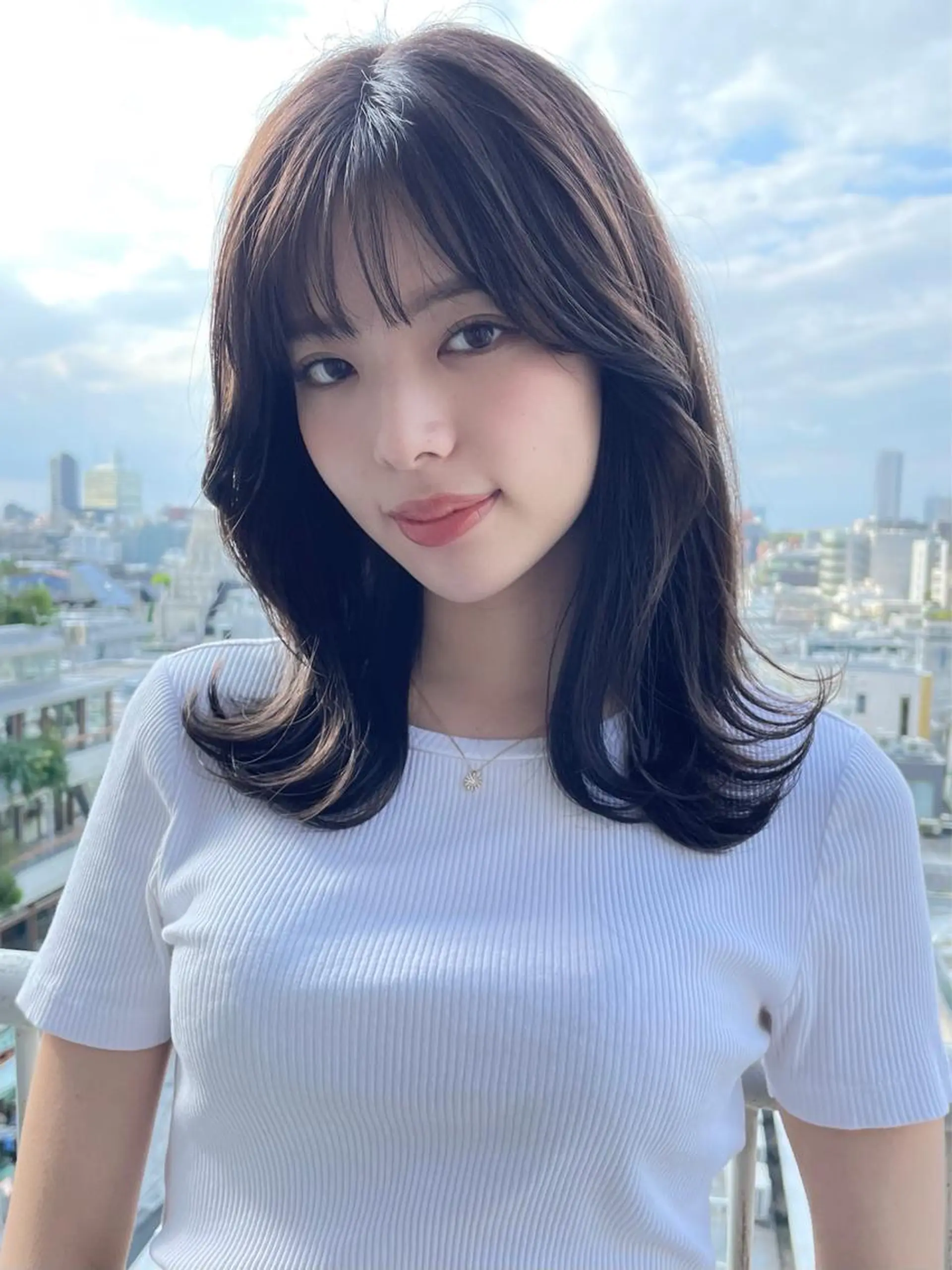 セミロング カラー ボブ くびれヘア ヘアカラー トリートメント 卒業式受付中🌻 肥田亜沙美のその他イメージ