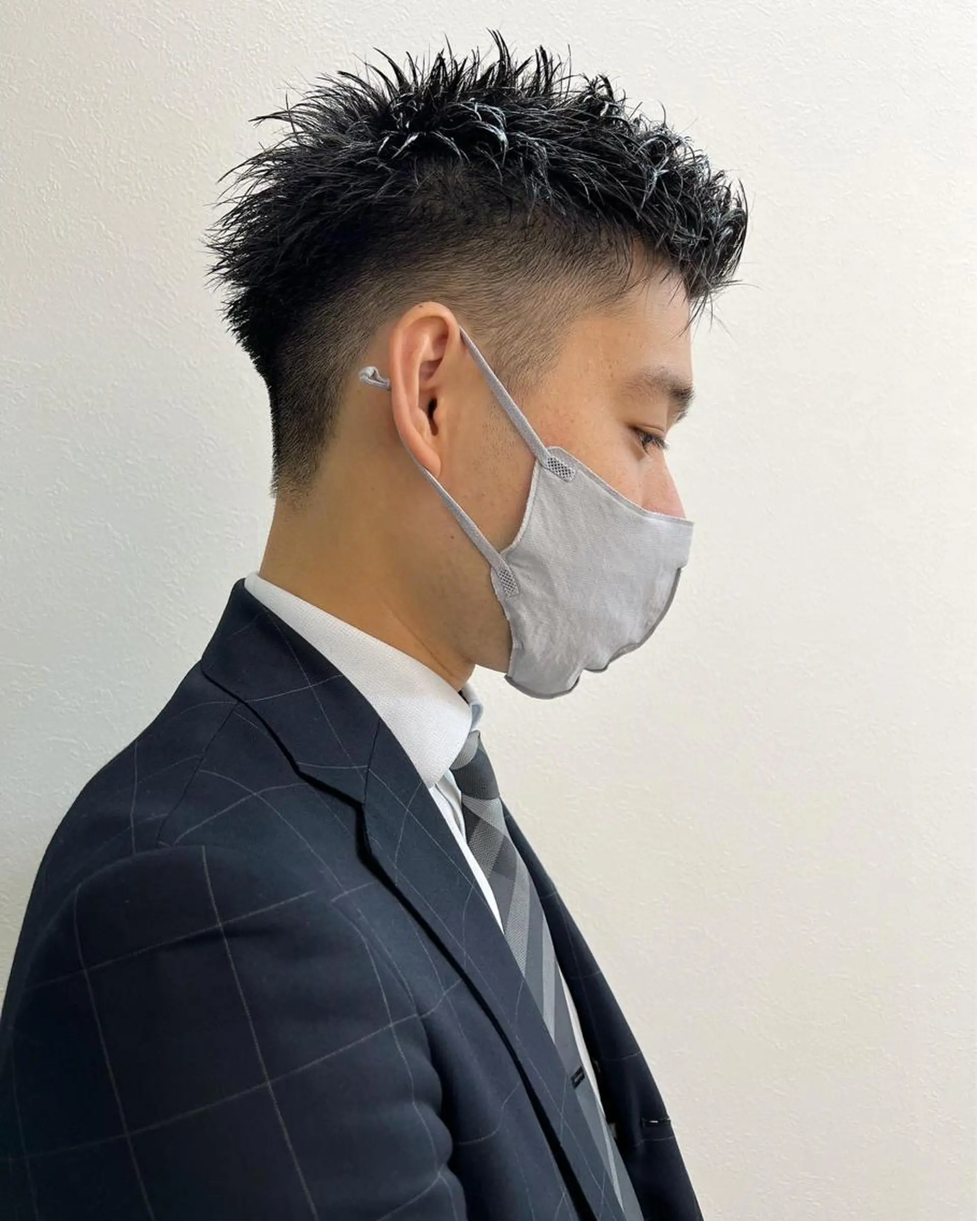 ショート カラー パーマ ヘアアレンジ メンズ 【池袋/スパイキー ショート】ⓝⓘⓜⓤのヘアスタイル