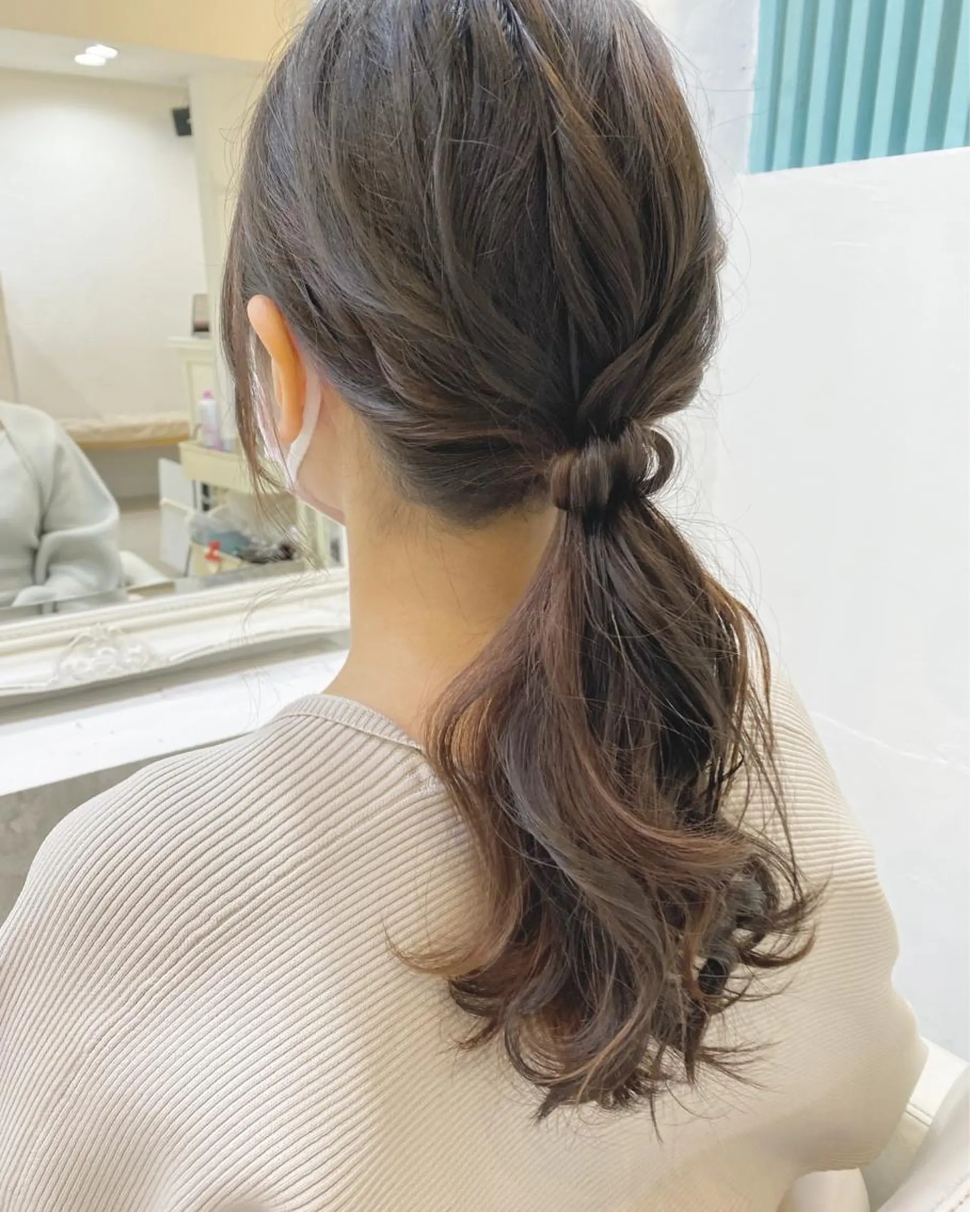 セミロング カラー ヘアアレンジ マツエク・マツパ アイブロウ Noah's　Ark所属・透明感カラー🫧ヘア セット🫧松本菜月の眉毛・アイブロウイメージ