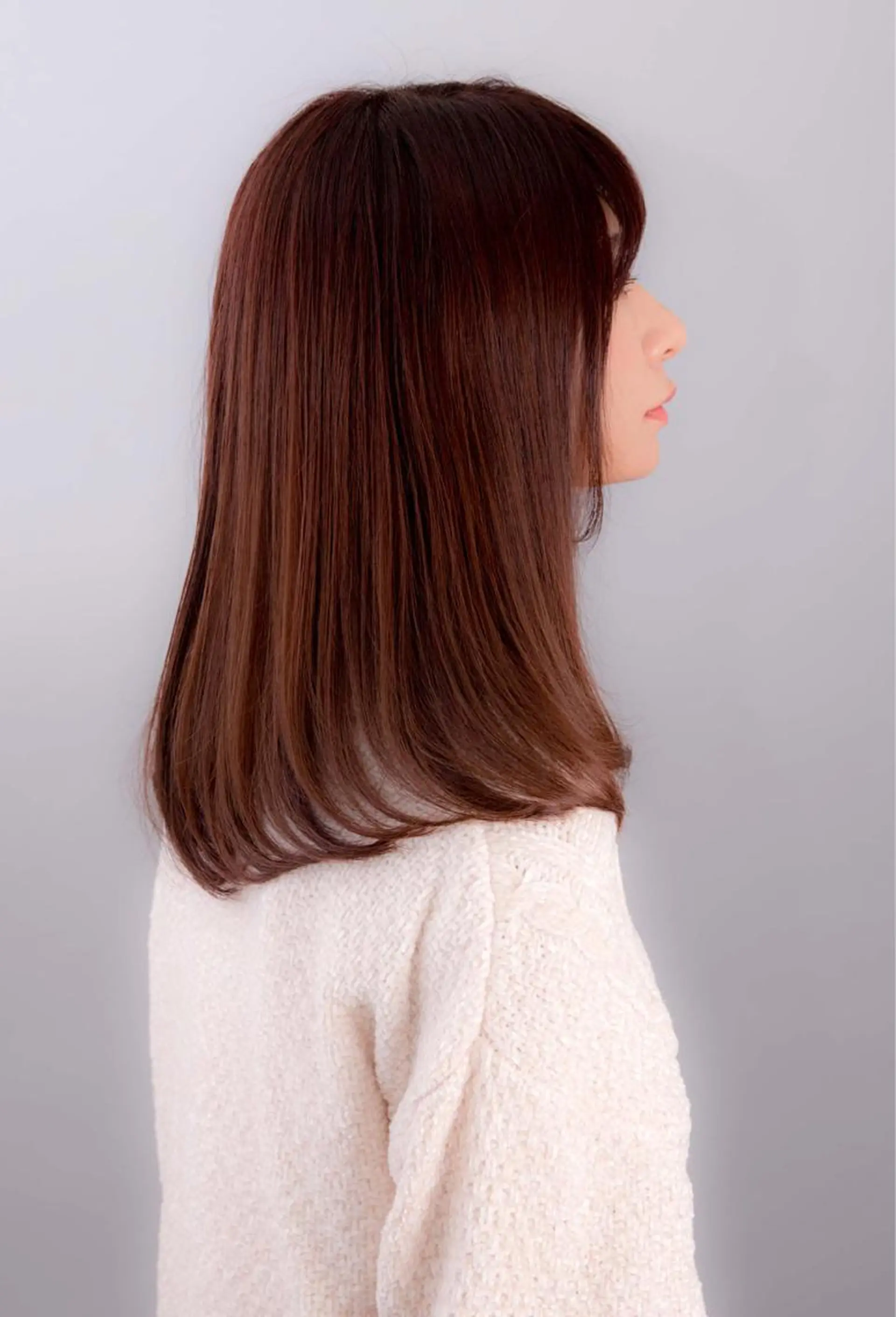 セミロング カラー 中村 研介のヘアスタイル