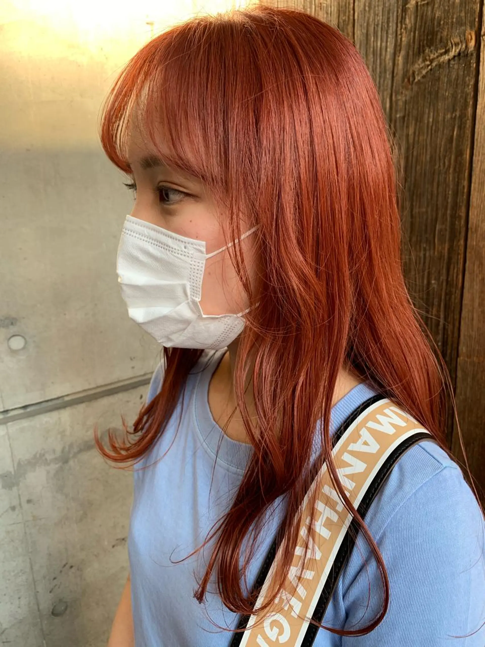 セミロング カラー 平野 優奈のヘアスタイル