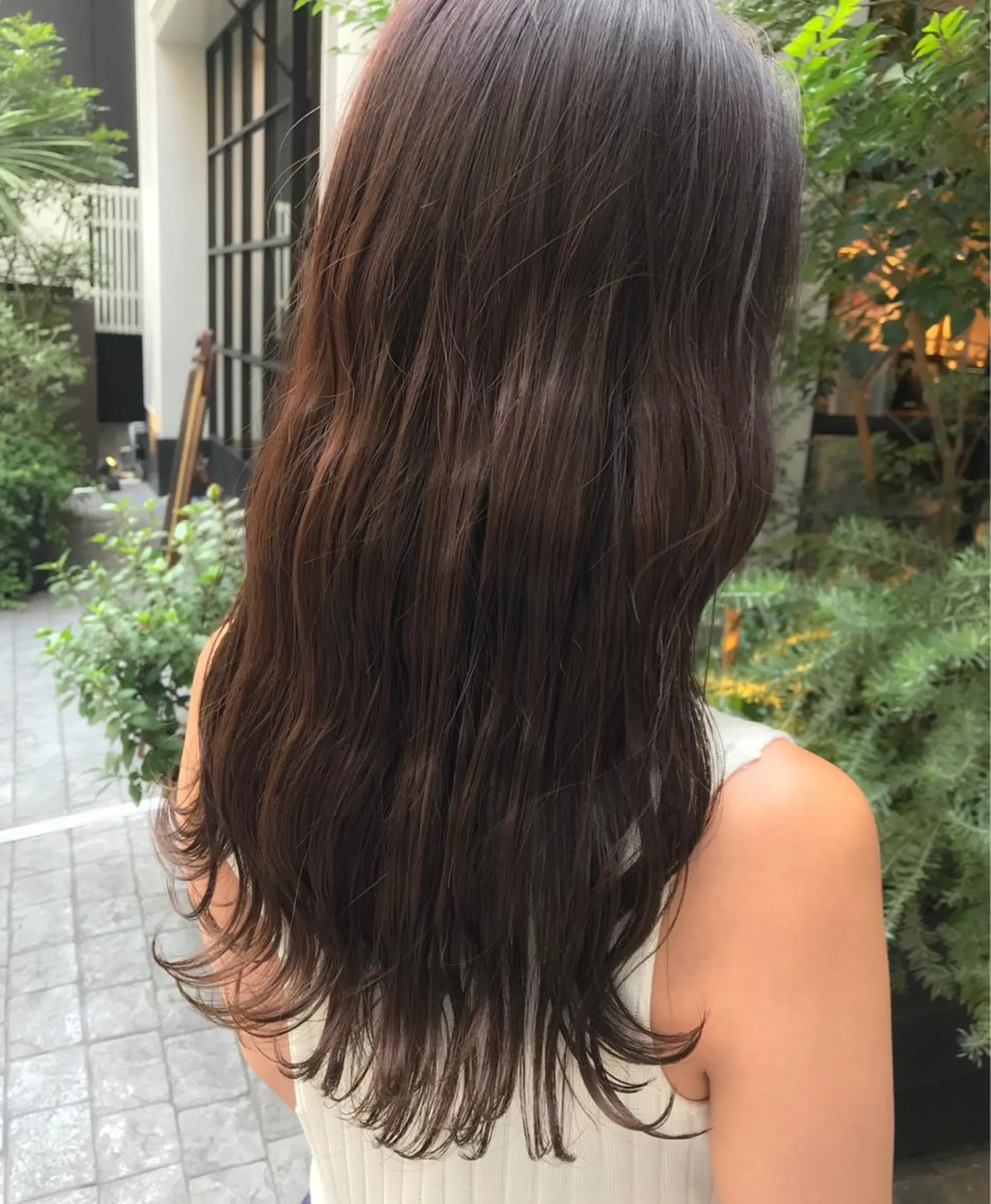 ロング アッシュ LOMA🇰🇷 銀座クボタのヘアスタイル