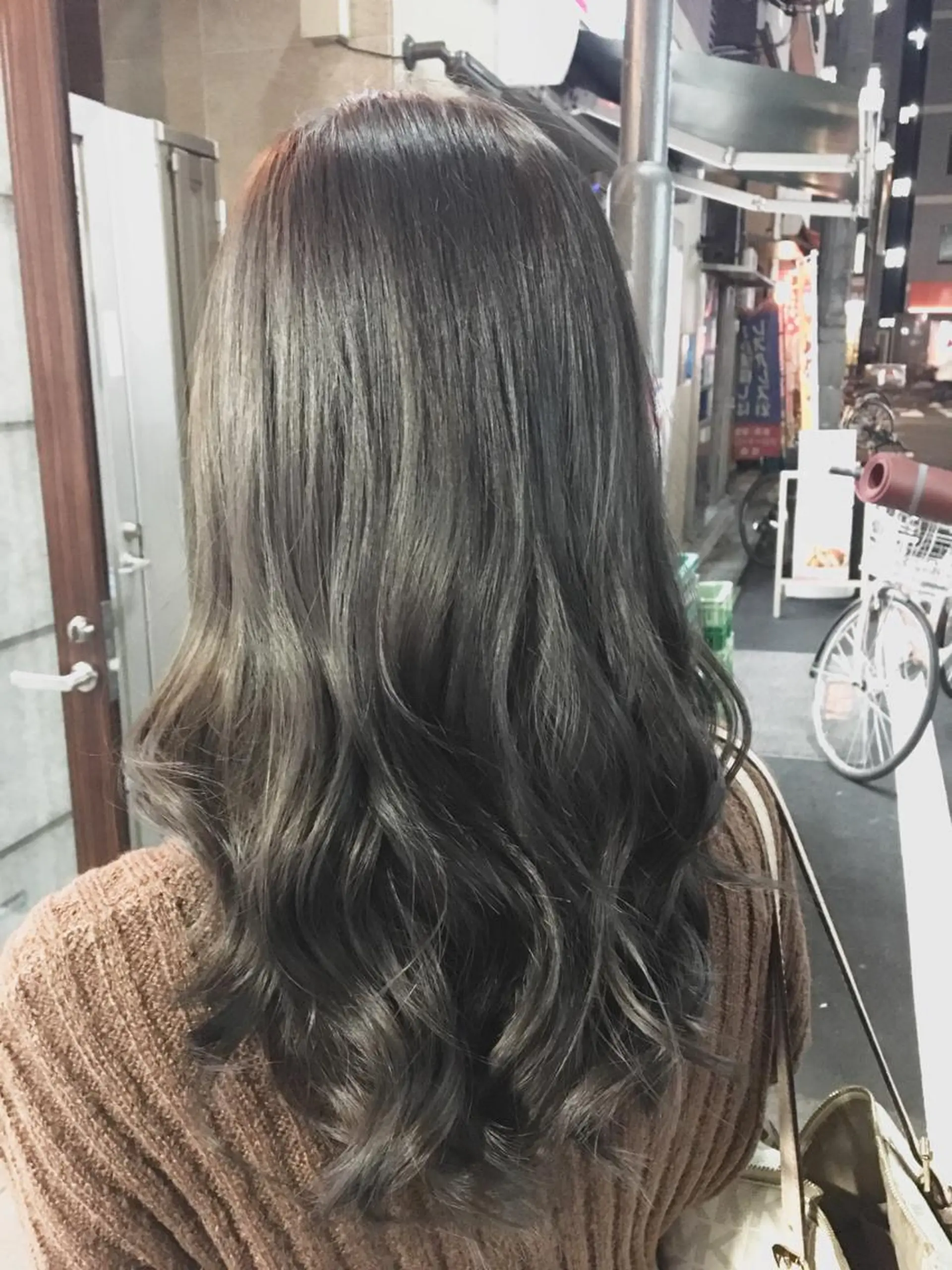 ミディアム セミロング ロング カラー ヘアアレンジ アッシュ ブリーチ ブリーチなしカラー 外国人風カラー RecheRche【池袋】所属・👑指名率No.1 👑坂口飛翔のヘアスタイル