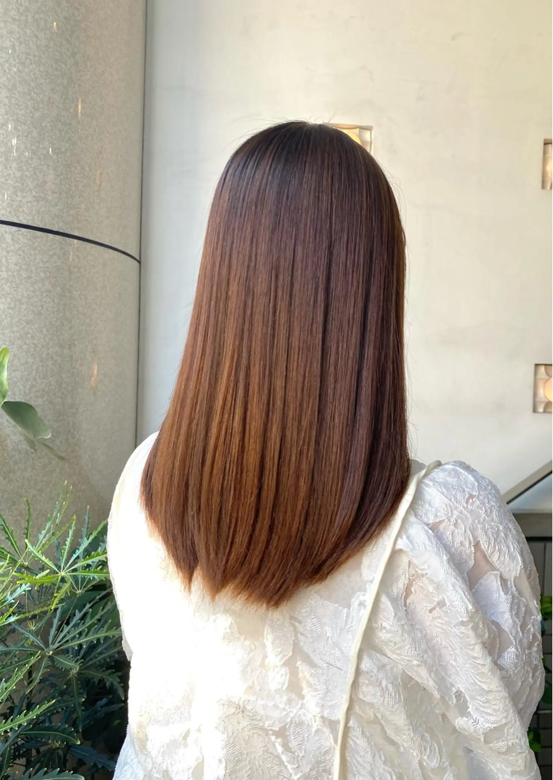 セミロング パーマ セミロングパーマ 酸性ストレート ストレートパーマ 縮毛矯正 トリートメント 統括マネージャー/ 髪のドクター/前原悟のヘアスタイル