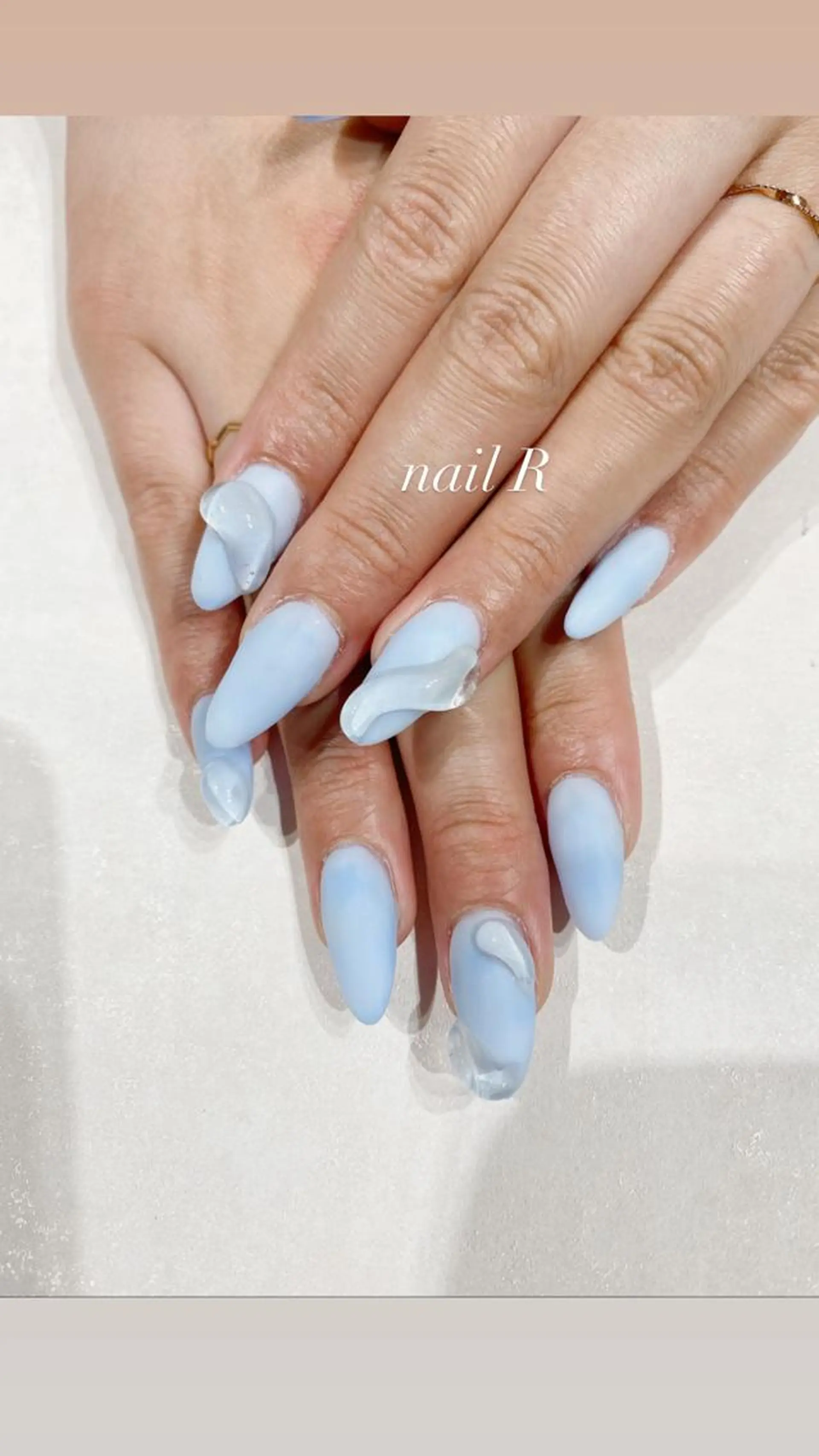 ミディアム ハンドネイル JNA認定講師🌸 RIEのネイルデザイン