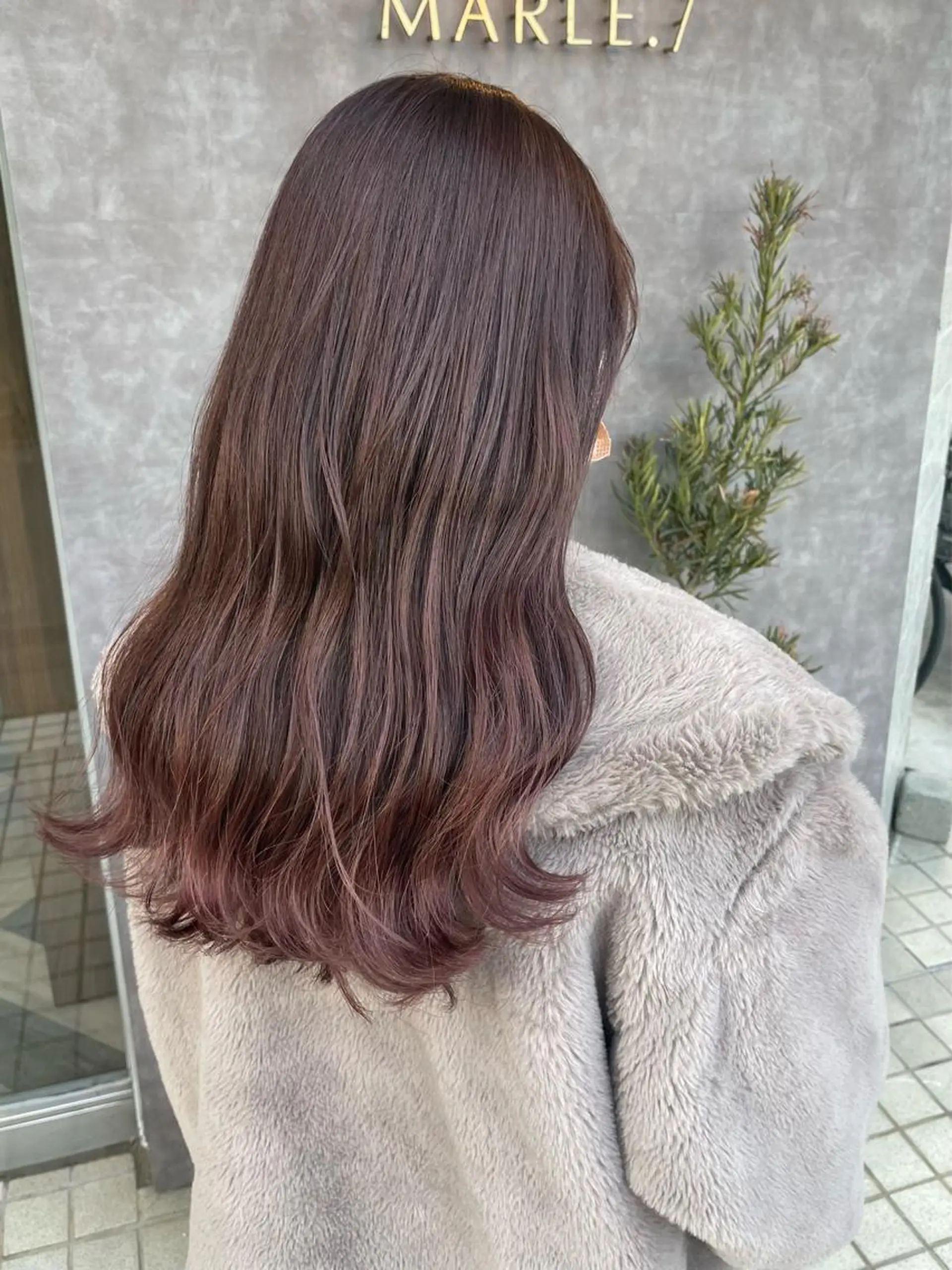 ロング ヘアカラー 竹田 紀美のヘアスタイル