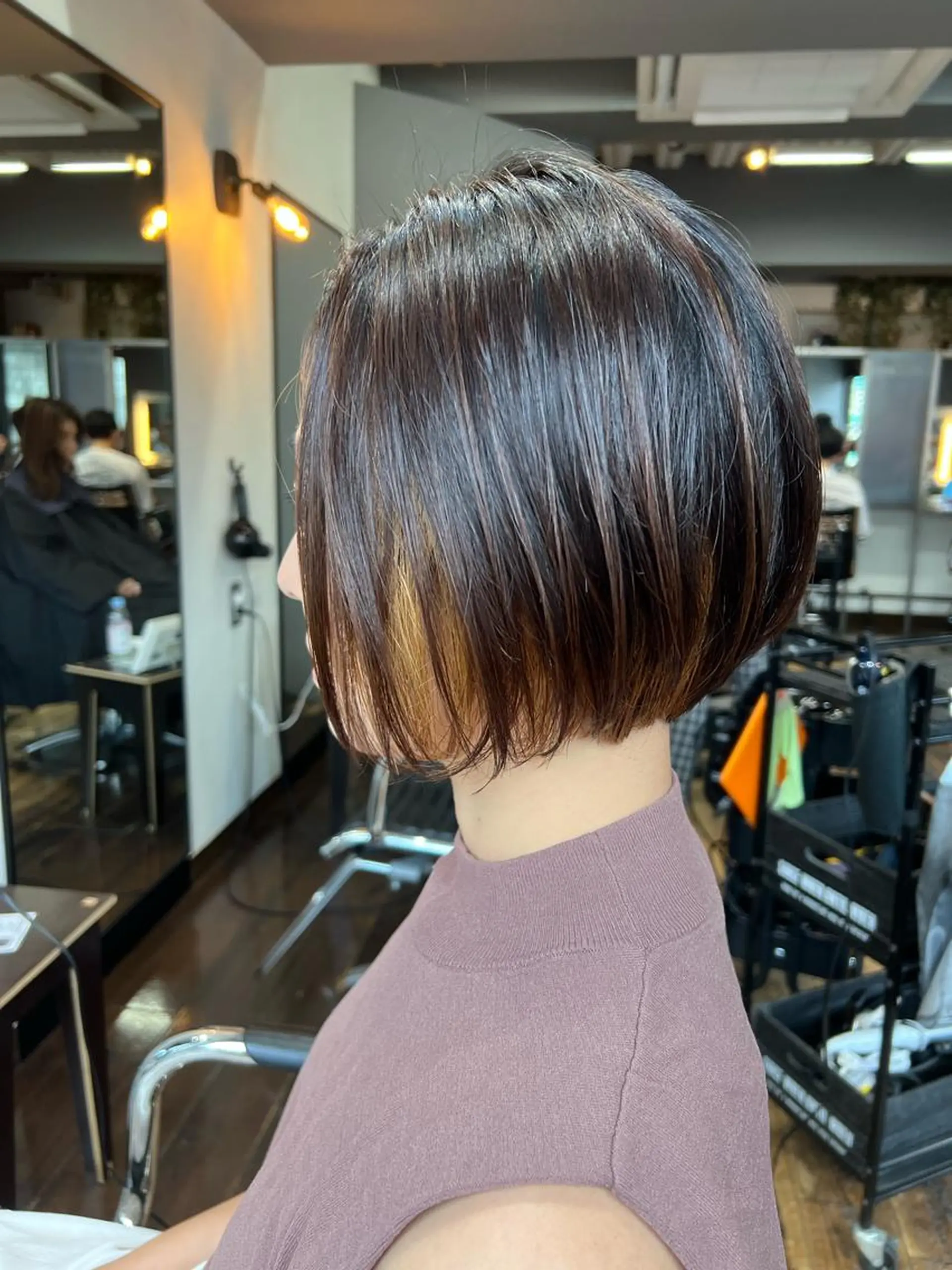 ショート カラー ヘアアレンジ ✨前田 優・2拠点✨ ✨恵比寿・札幌店✨のヘアスタイル