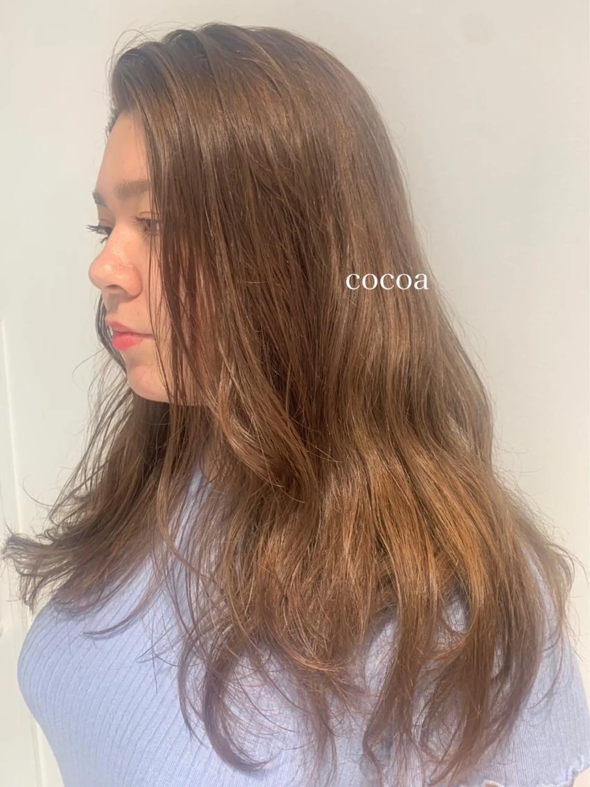 カラー ラベンダー/レイヤー スタイル🤎mamiのヘアスタイル