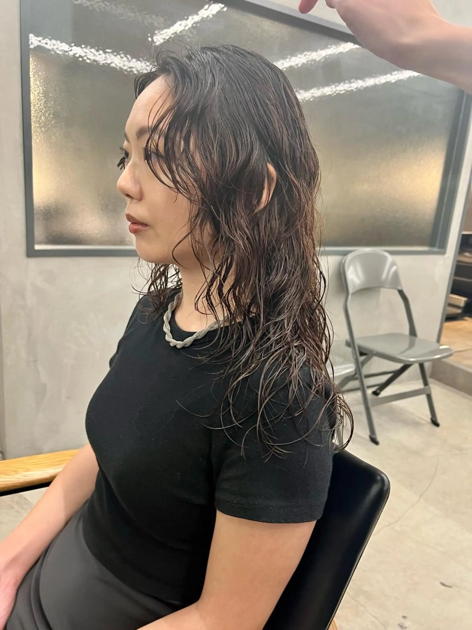 ミディアム パーマ ミディアムパーマ sakoda shunkiのヘアスタイル