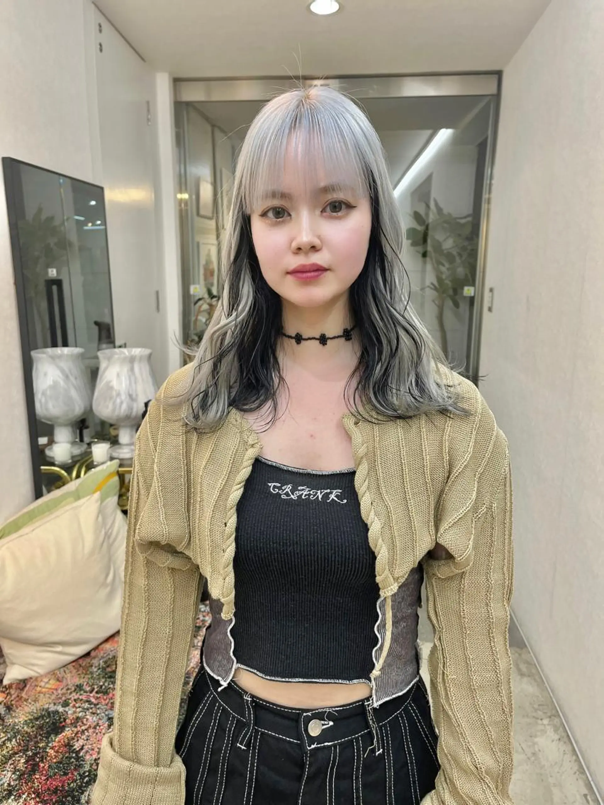 セミロング カラー ハイトーン/ ボブ/KAIのヘアスタイル