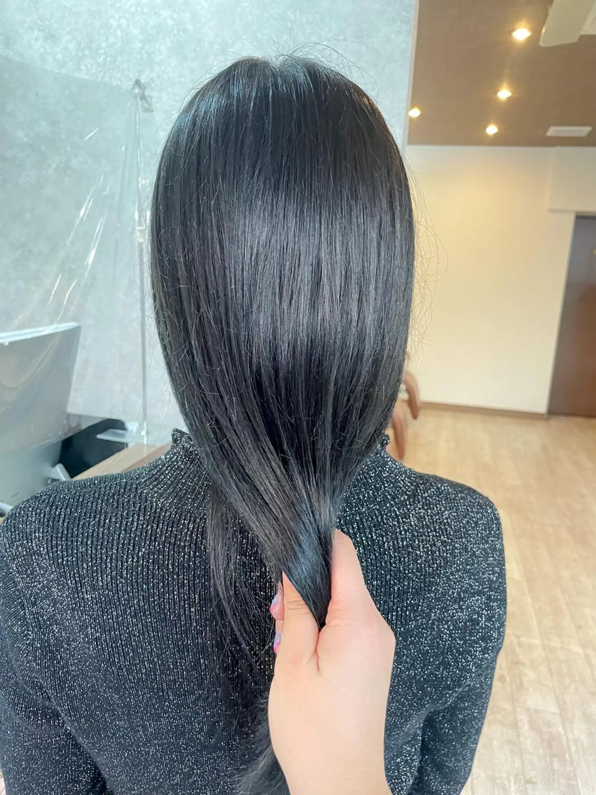 セミロング カラー ヘアカラー トリートメント 高橋 みく/ minim 暖色のヘアスタイル