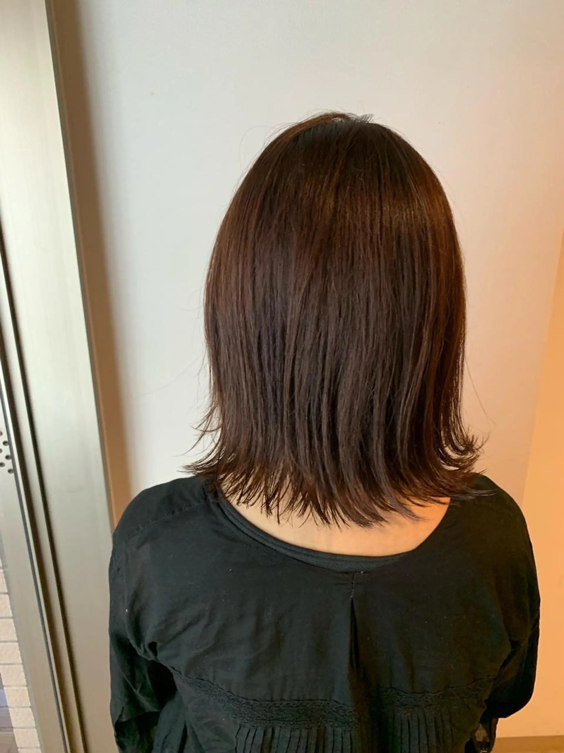 ミディアム うしだ かおるのヘアスタイル