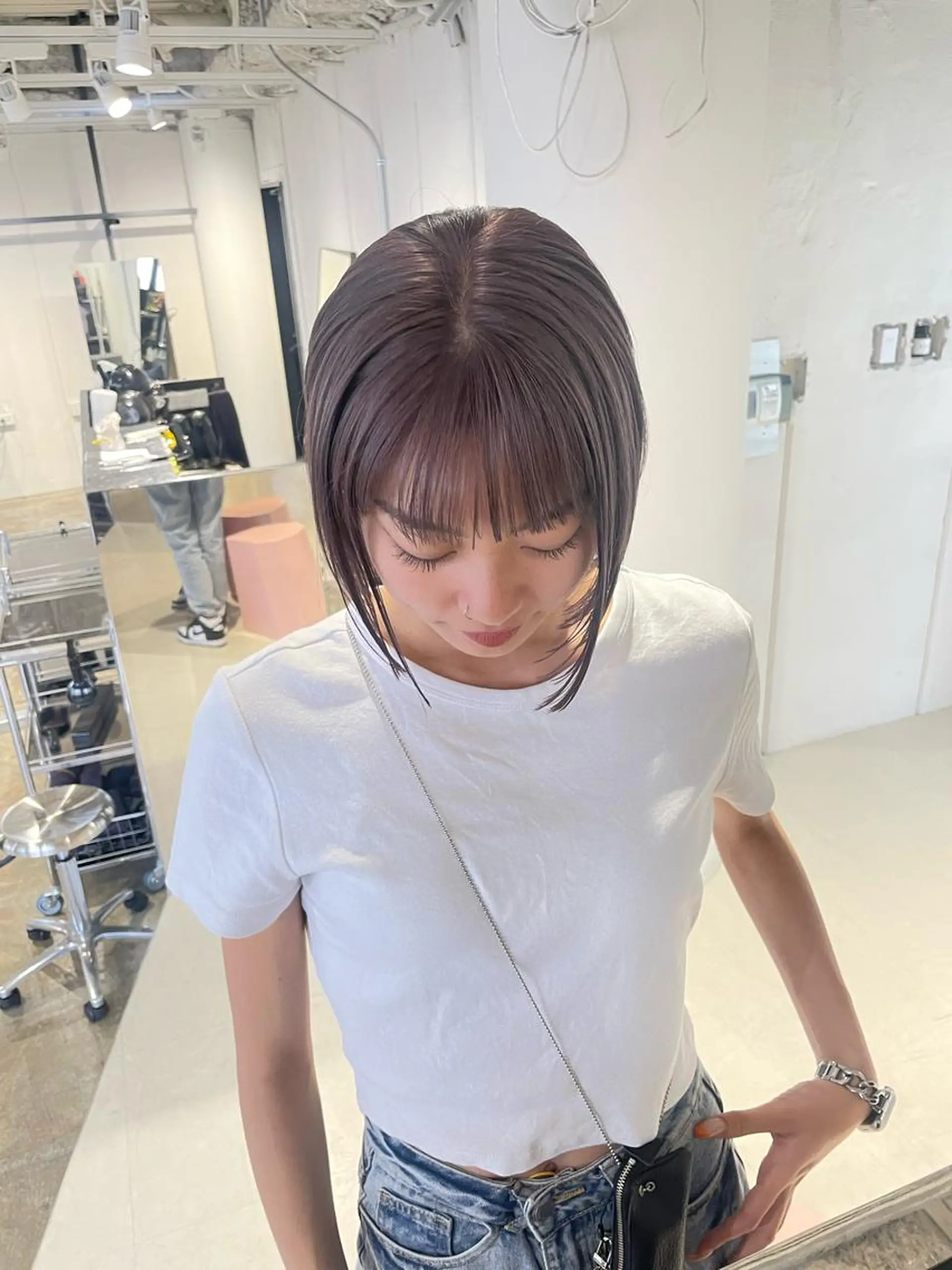 ショート 大迫 江梨のヘアスタイル