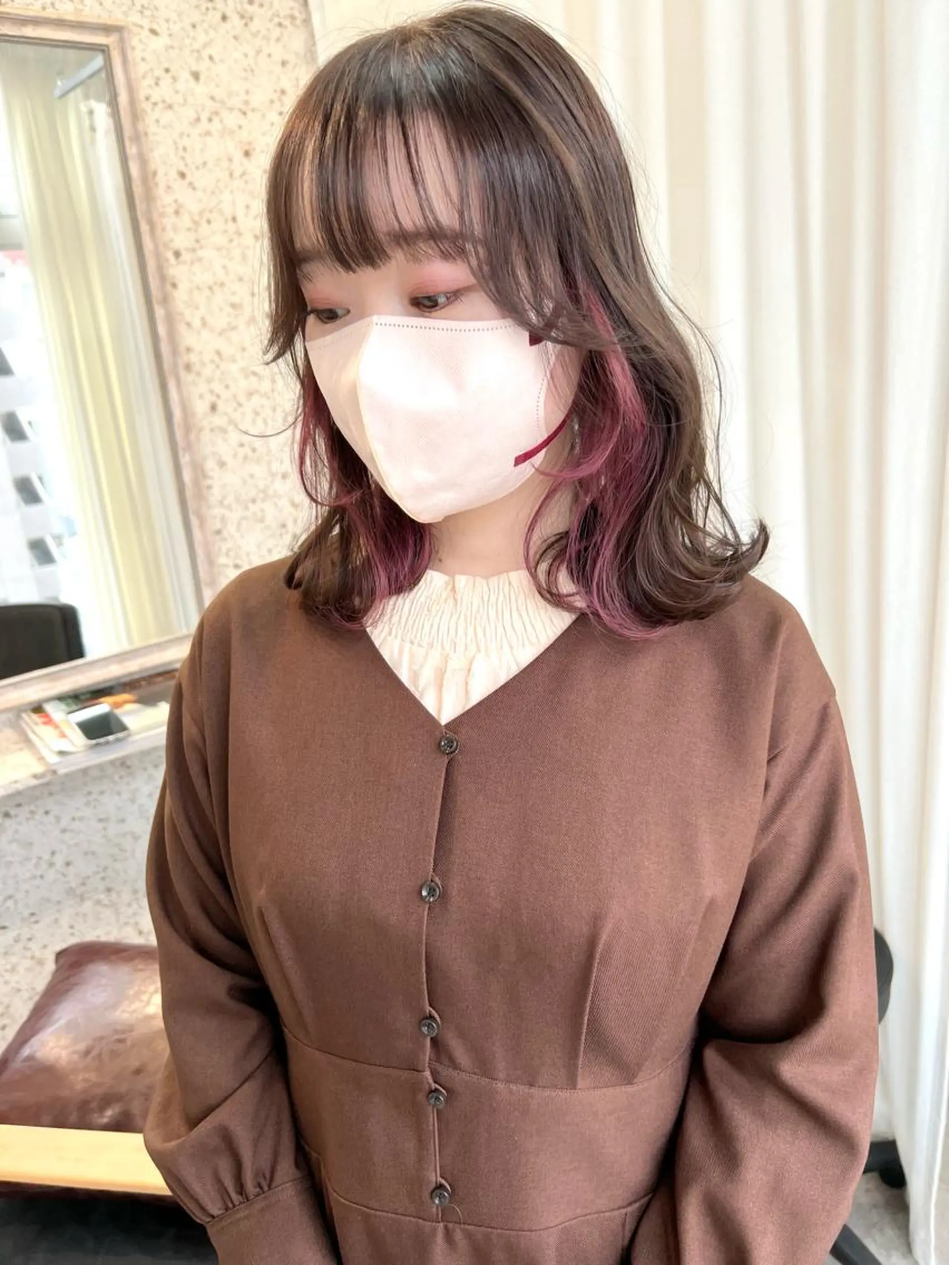 ミディアム カラー バレイヤージュ ブリーチ ケアブリーチ ハイライトカラー インナーカラー ヘアカラー lani ブリーチ /ダブルカラーのヘアスタイル