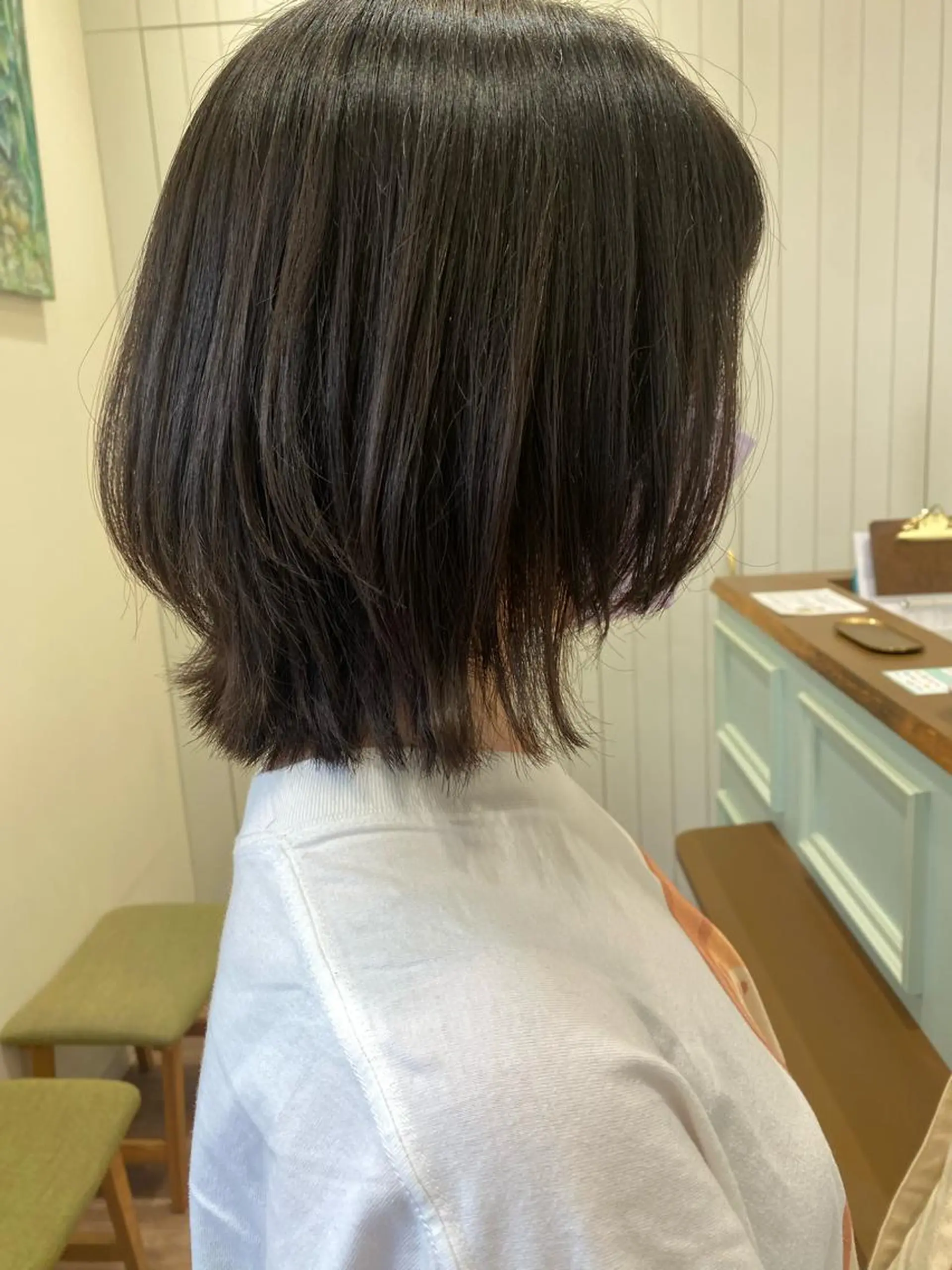 ショート ボブレイヤー ボブ レイヤーカット 金山 友香🕊のヘアスタイル