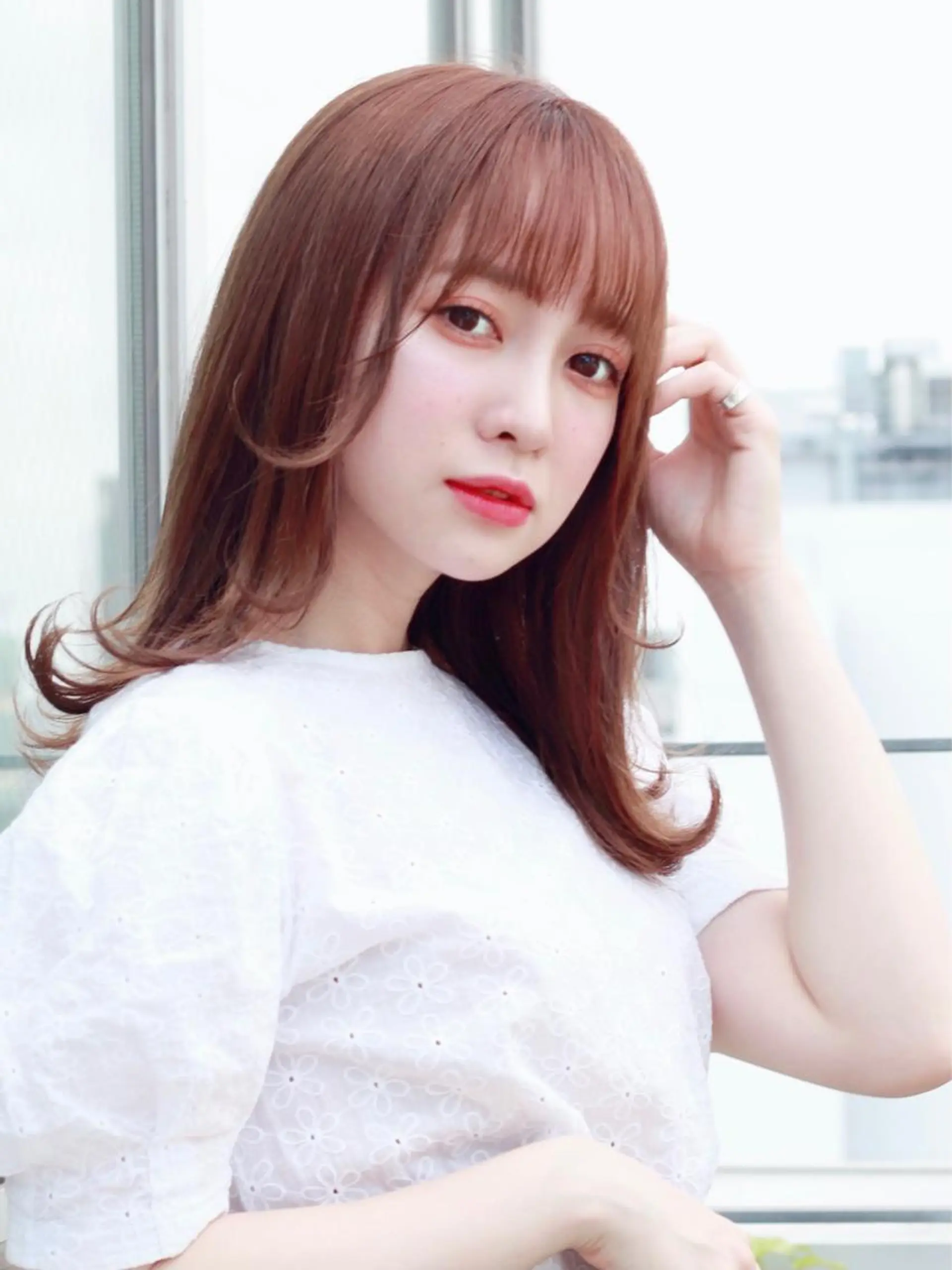 ミディアム カラー ヘアアレンジ トレンド眉🫧🪄 kumiの眉毛・アイブロウイメージ