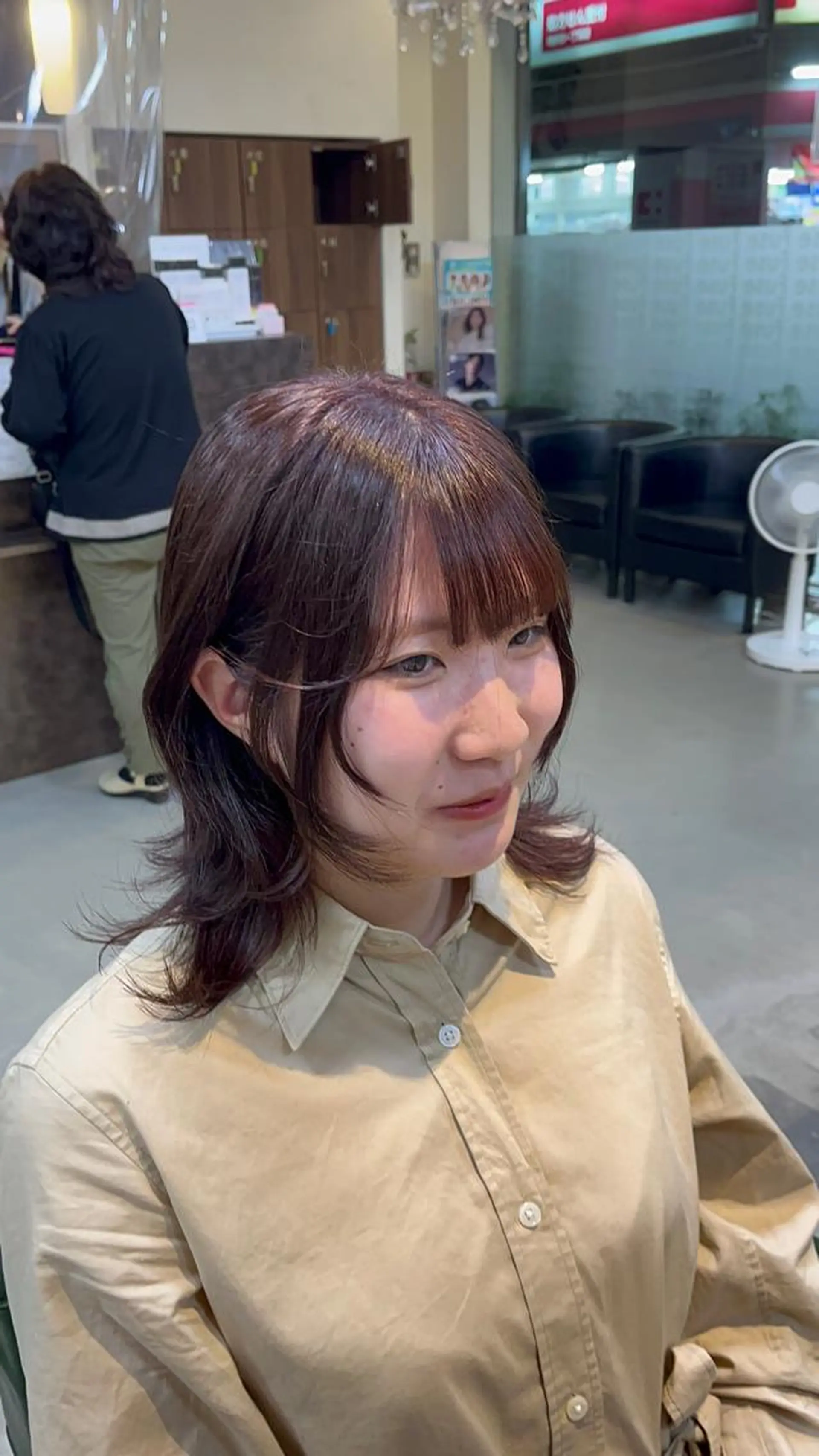 ミディアム ピンクブラウン Fuse/Sato Shiyuu🐈‍⬛のヘアスタイル