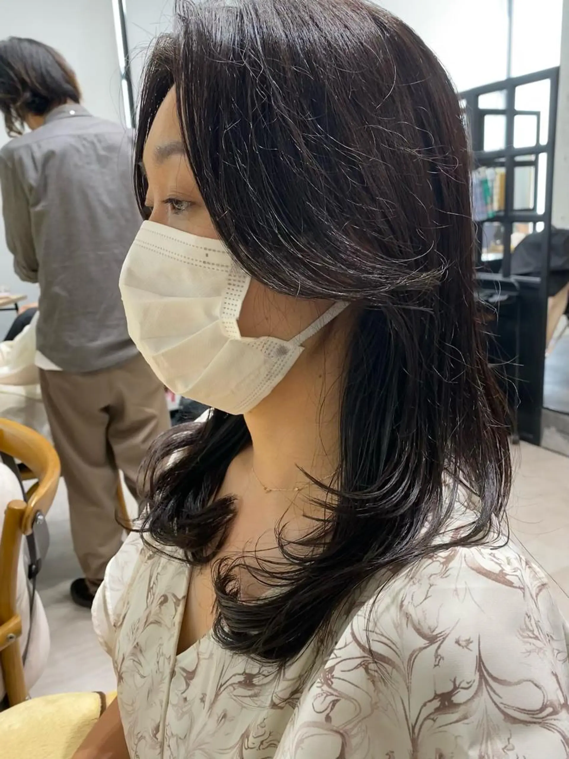 セミロング カラー カット ヘアカラー トリートメント Dxxxx III所属・女性目線の大人 メンズ*Ayakaのヘアスタイル