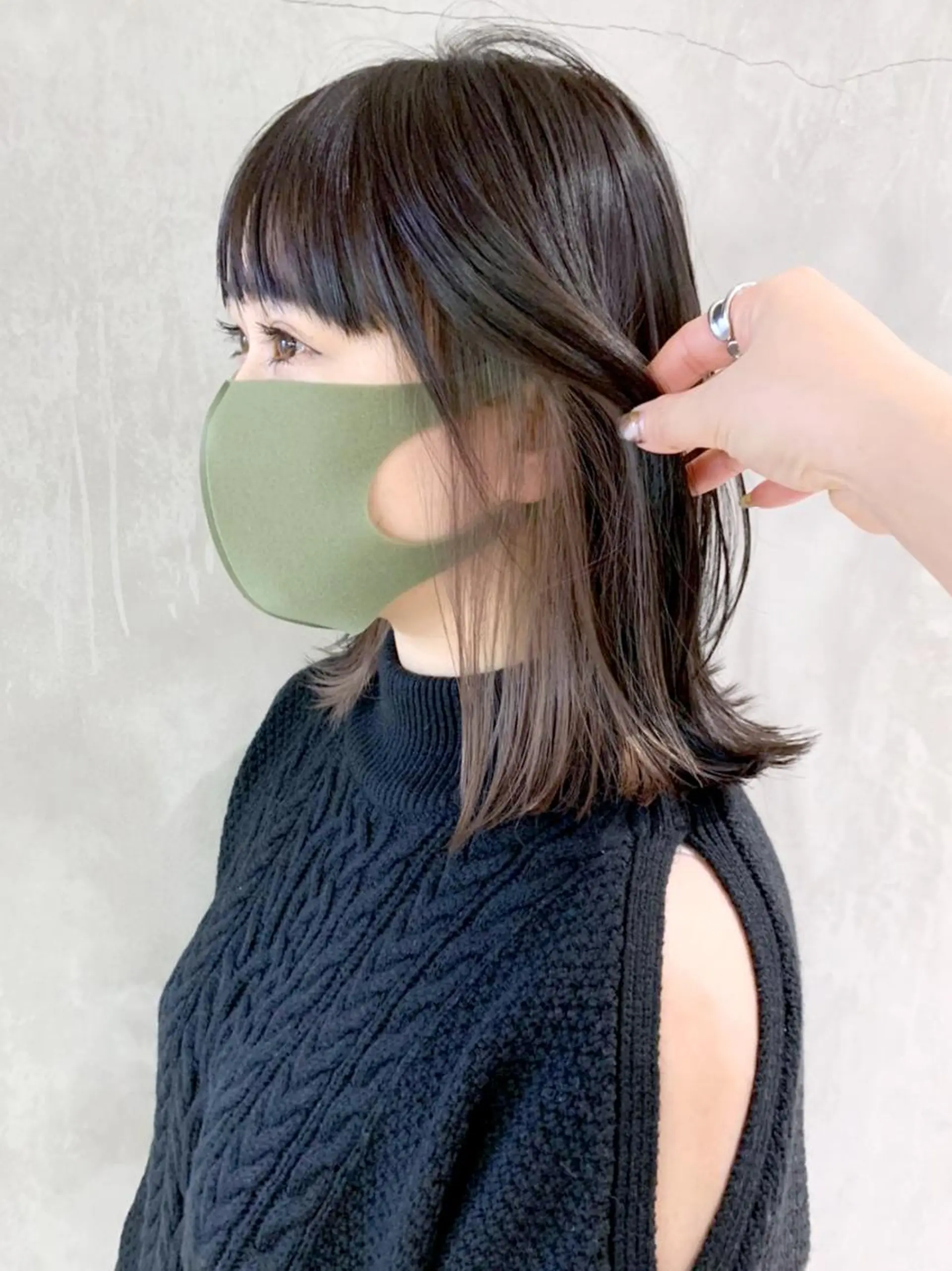 ミディアム パーマ ヘアアレンジ カラー インナーカラー ウルフカット ITbyALBUM 浦和店のヘアスタイル